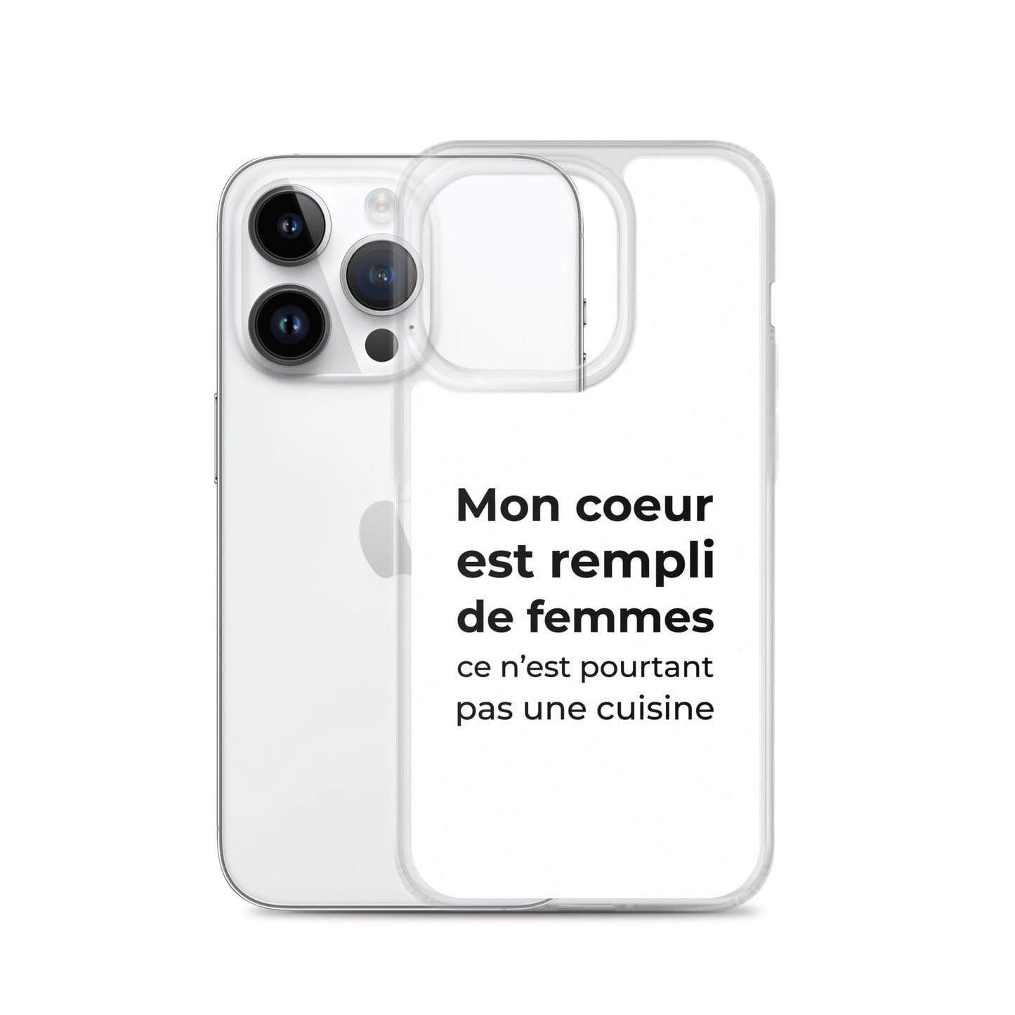 Coque iPhone Mon cœur est rempli de femmes ce n'est pourtant pas une cuisine - Sedurro