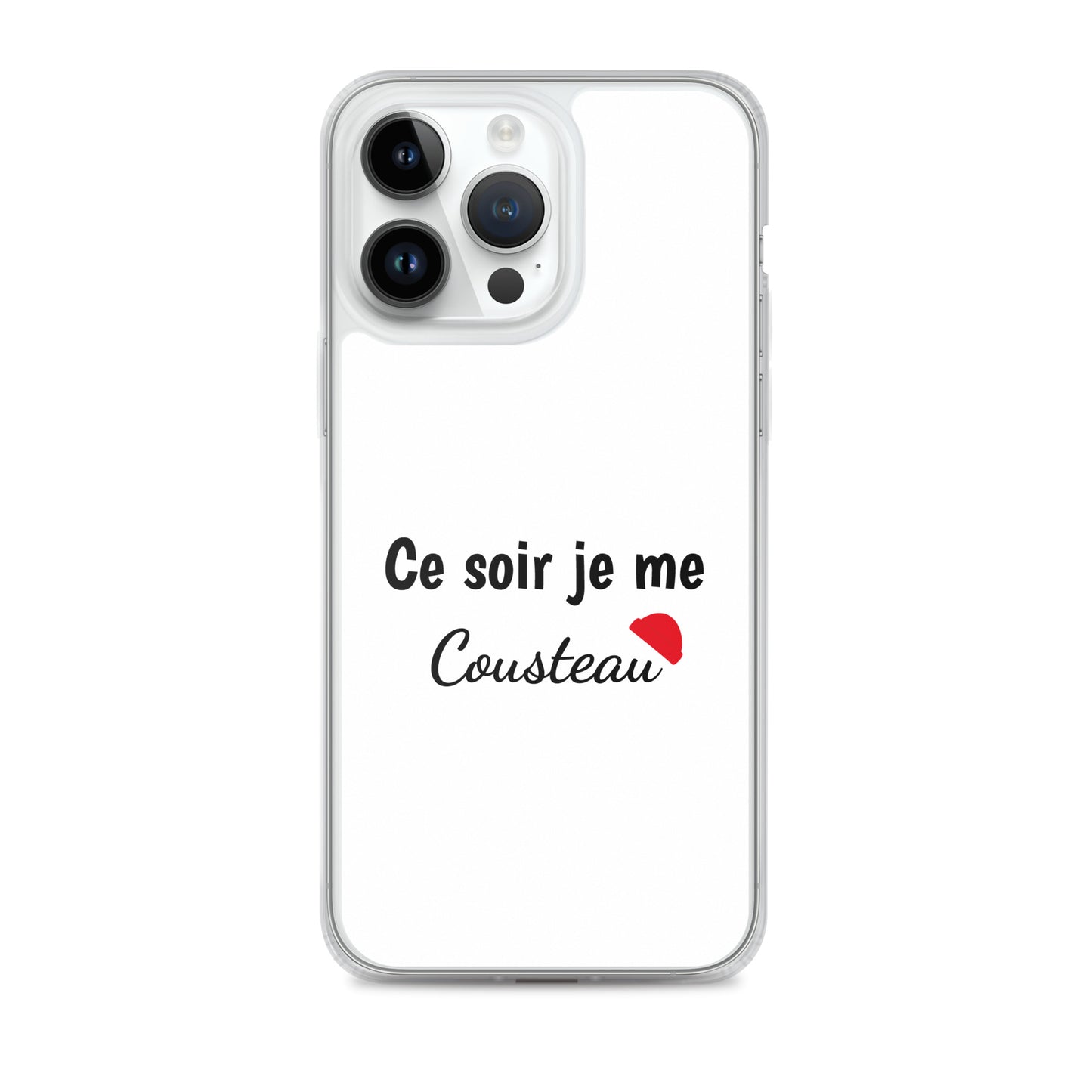 Coque iPhone Ce soir je me cousteau - Sedurro