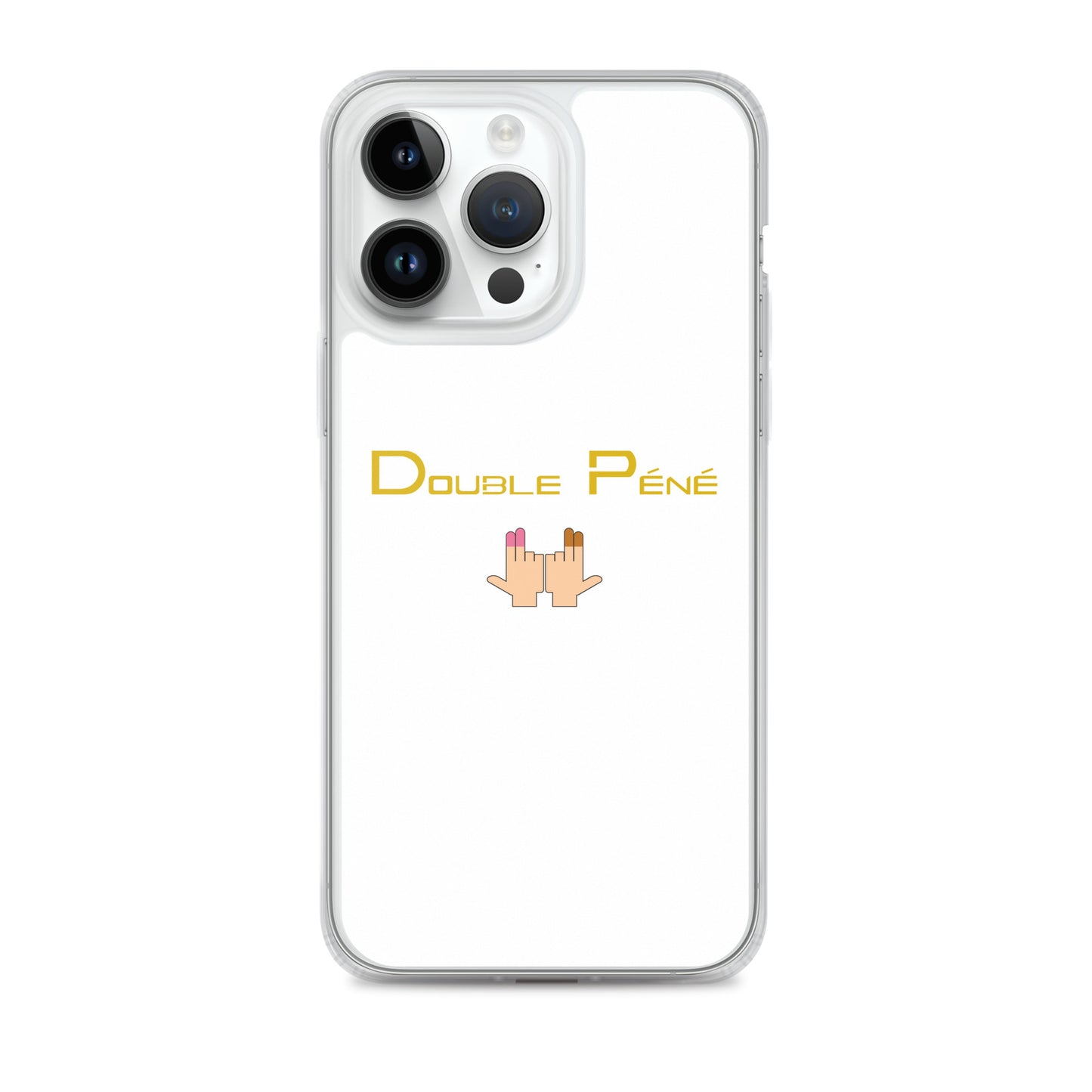 Coque iPhone DP Double péné signe du J iPhone 14 Pro Max - Sedurro
