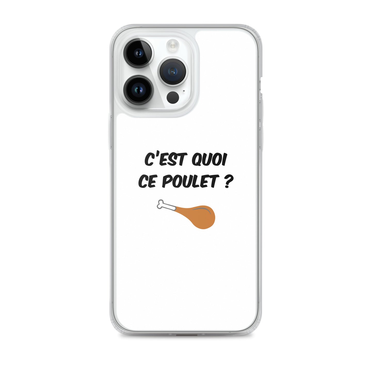 Coque iPhone C'est quoi ce poulet iPhone 14 Pro Max - Sedurro