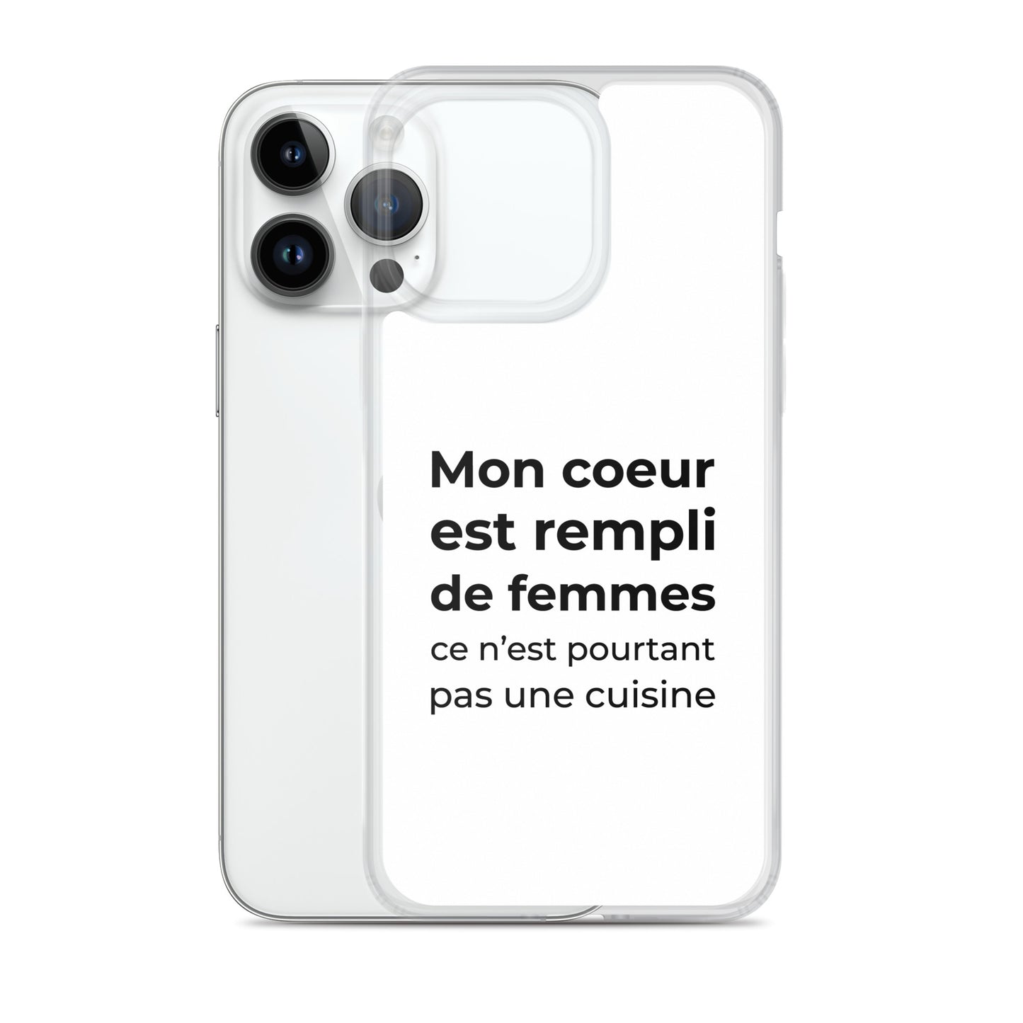 Coque iPhone Mon cœur est rempli de femmes ce n'est pourtant pas une cuisine - Sedurro
