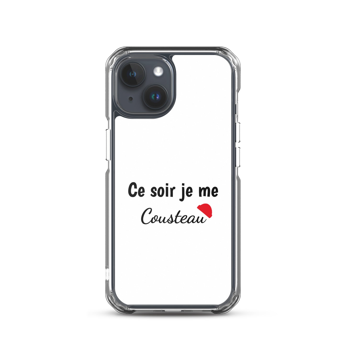 Coque iPhone Ce soir je me cousteau - Sedurro
