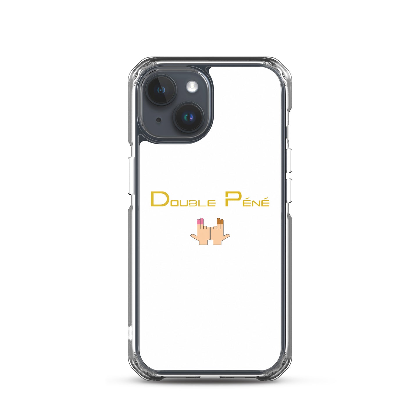 Coque iPhone DP Double péné signe du J iPhone 15 - Sedurro