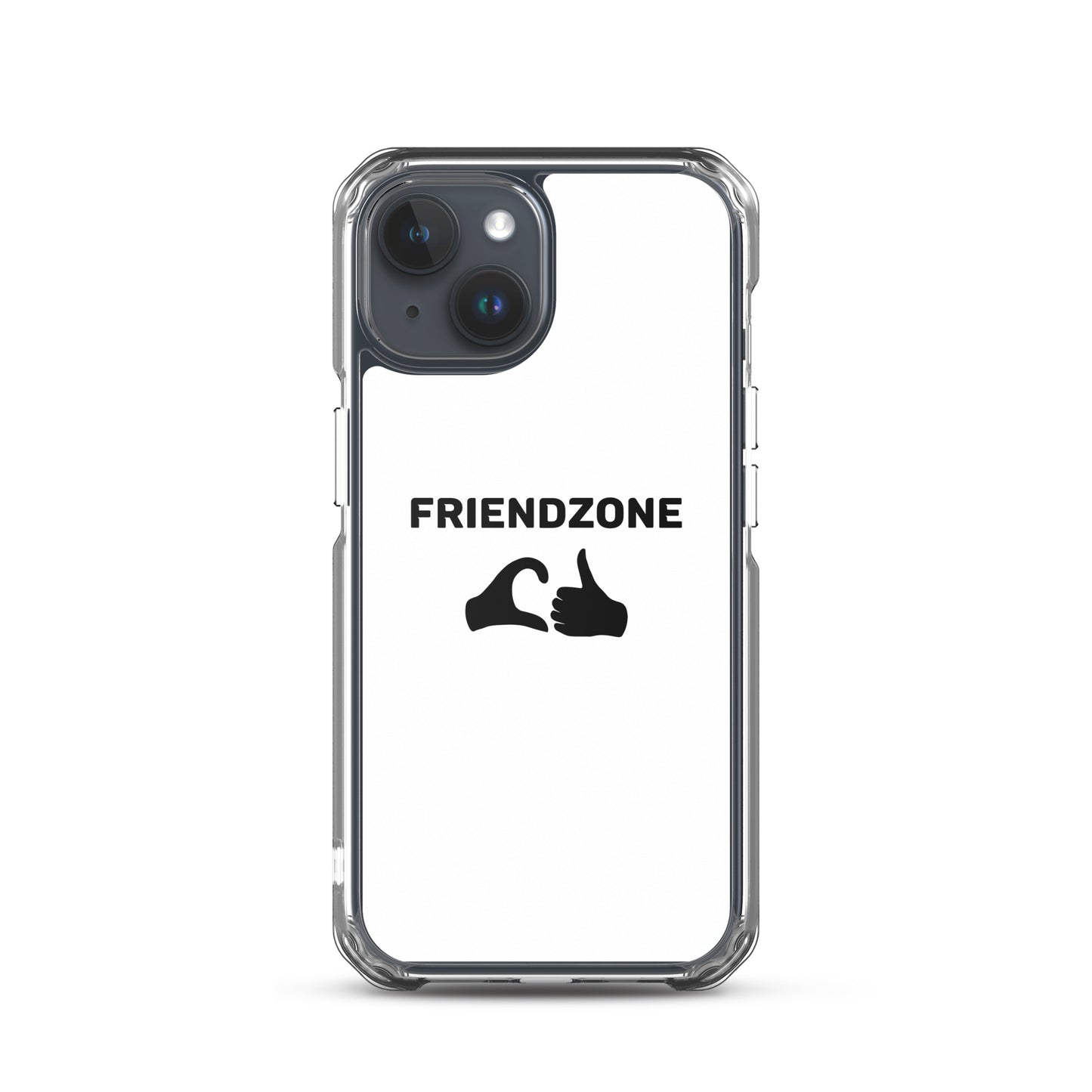 Coque iPhone Friendzone cœur pouce iPhone 15 - Sedurro