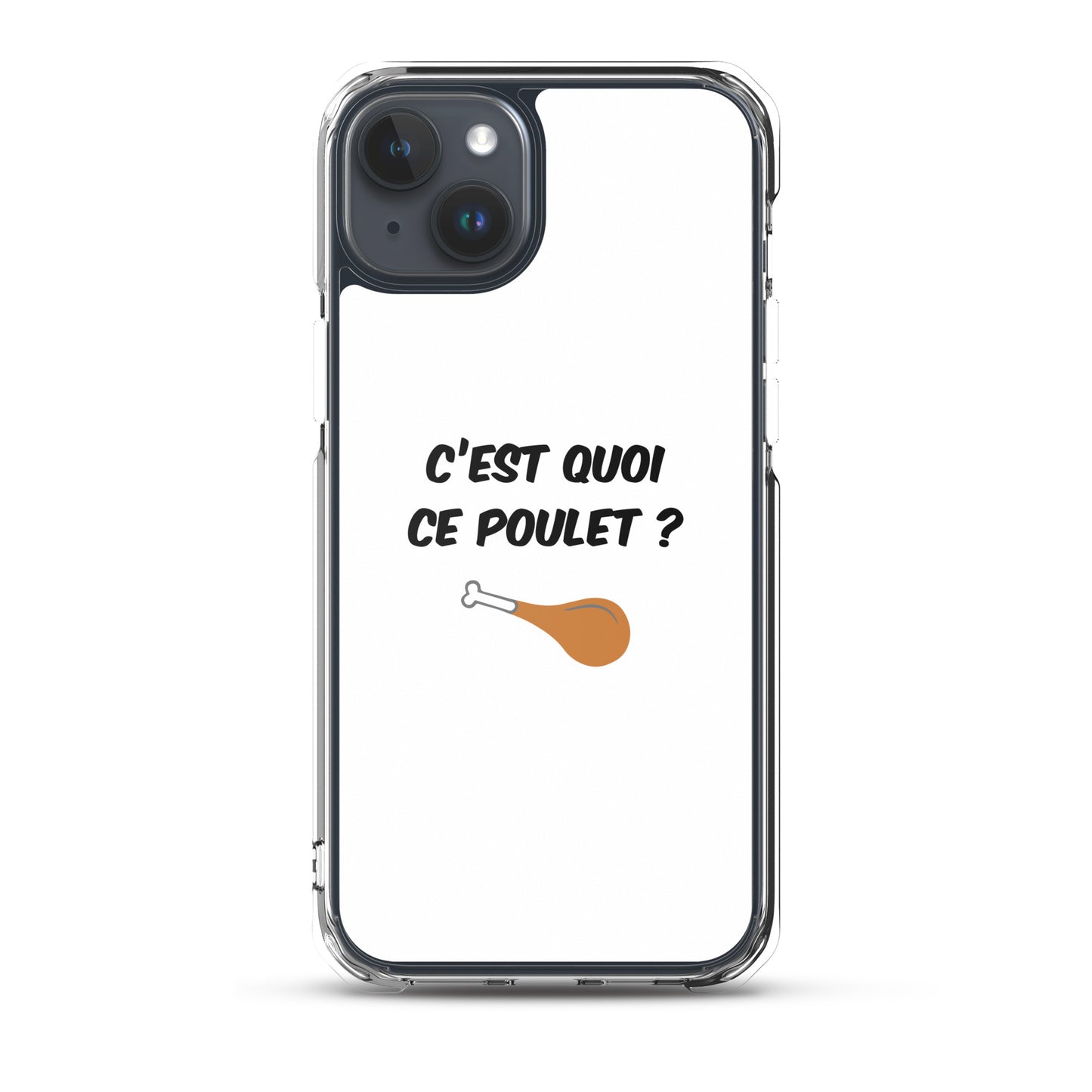 Coque iPhone C'est quoi ce poulet iPhone 15 Plus - Sedurro