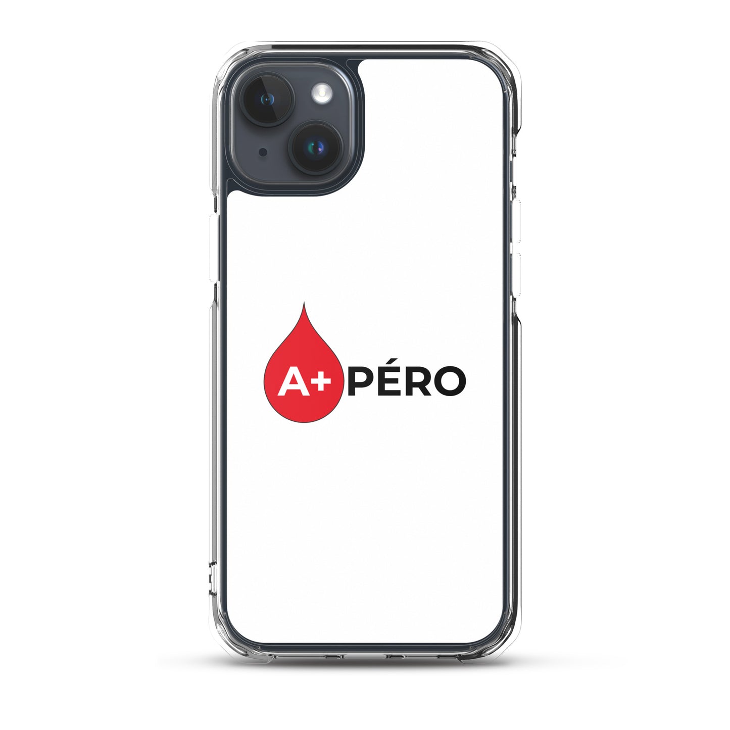Coque iPhone Apéro groupe sanguin A+ iPhone 15 Plus - Sedurro