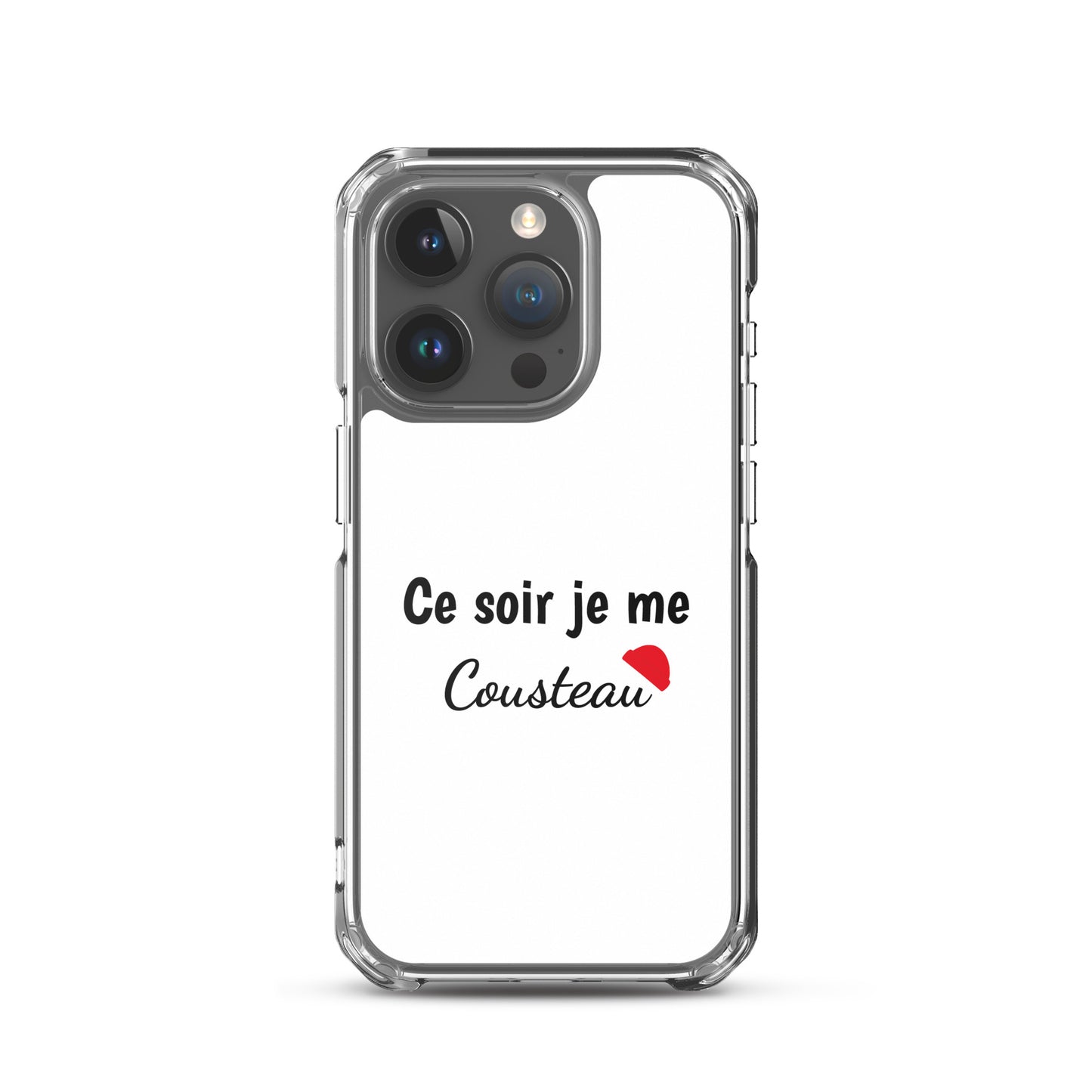 Coque iPhone Ce soir je me cousteau - Sedurro