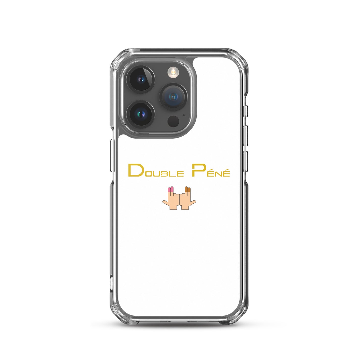Coque iPhone DP Double péné signe du J iPhone 15 Pro - Sedurro