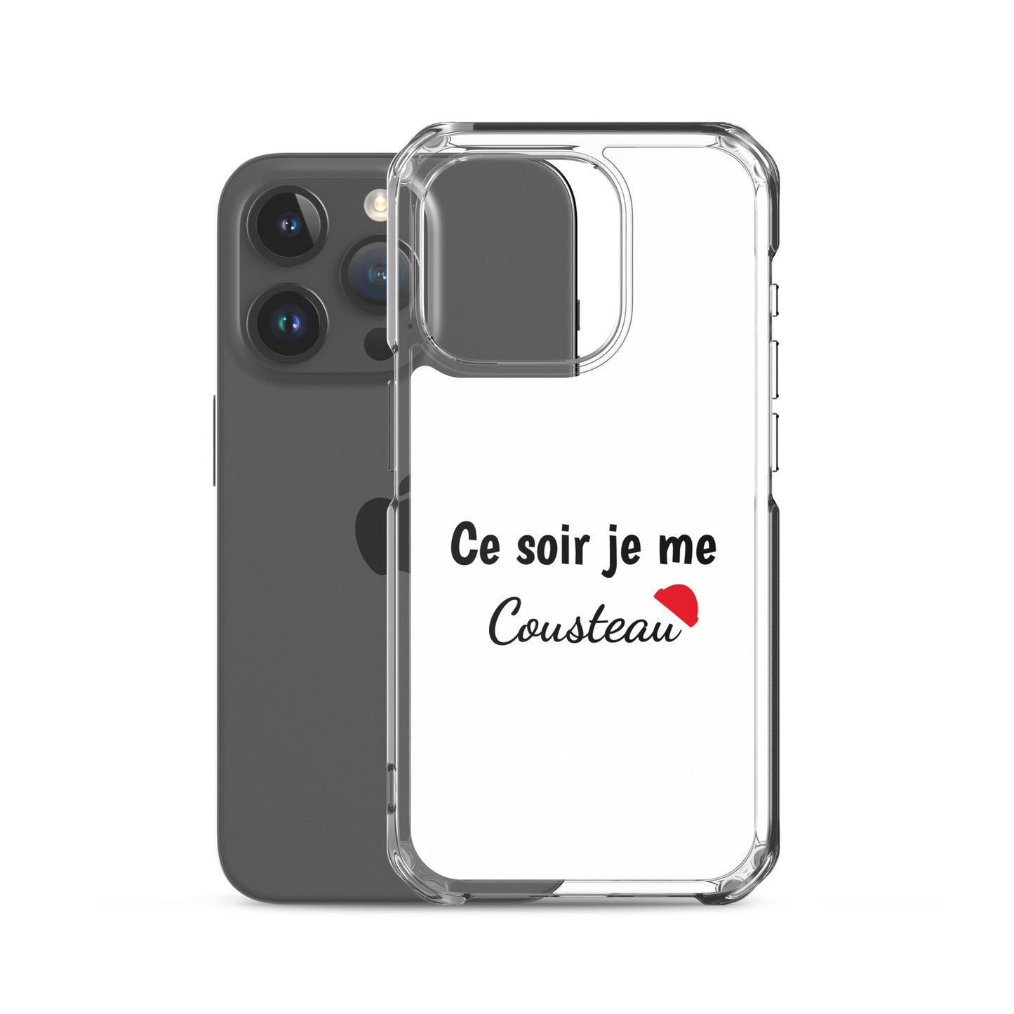 Coque iPhone Ce soir je me cousteau - Sedurro