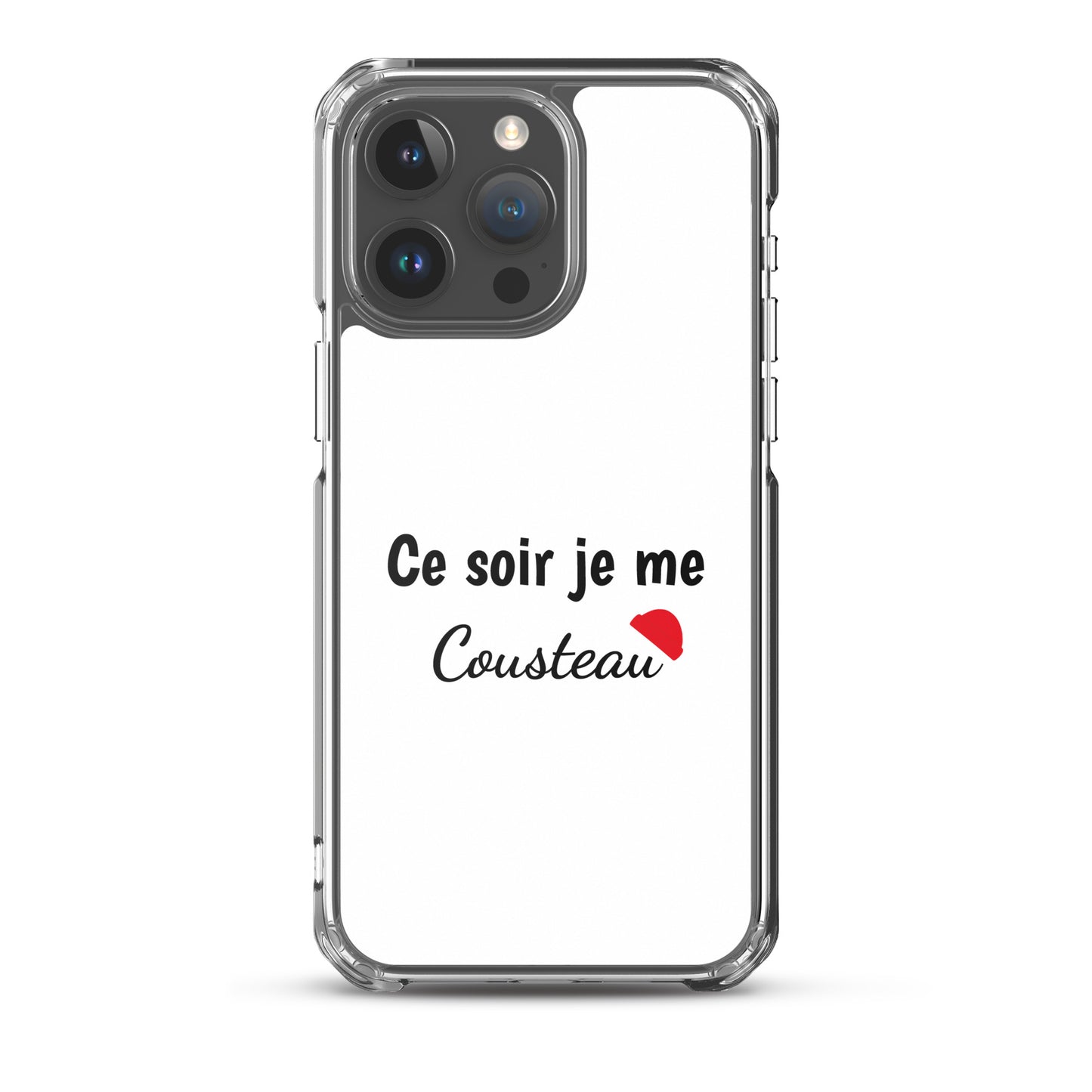 Coque iPhone Ce soir je me cousteau - Sedurro