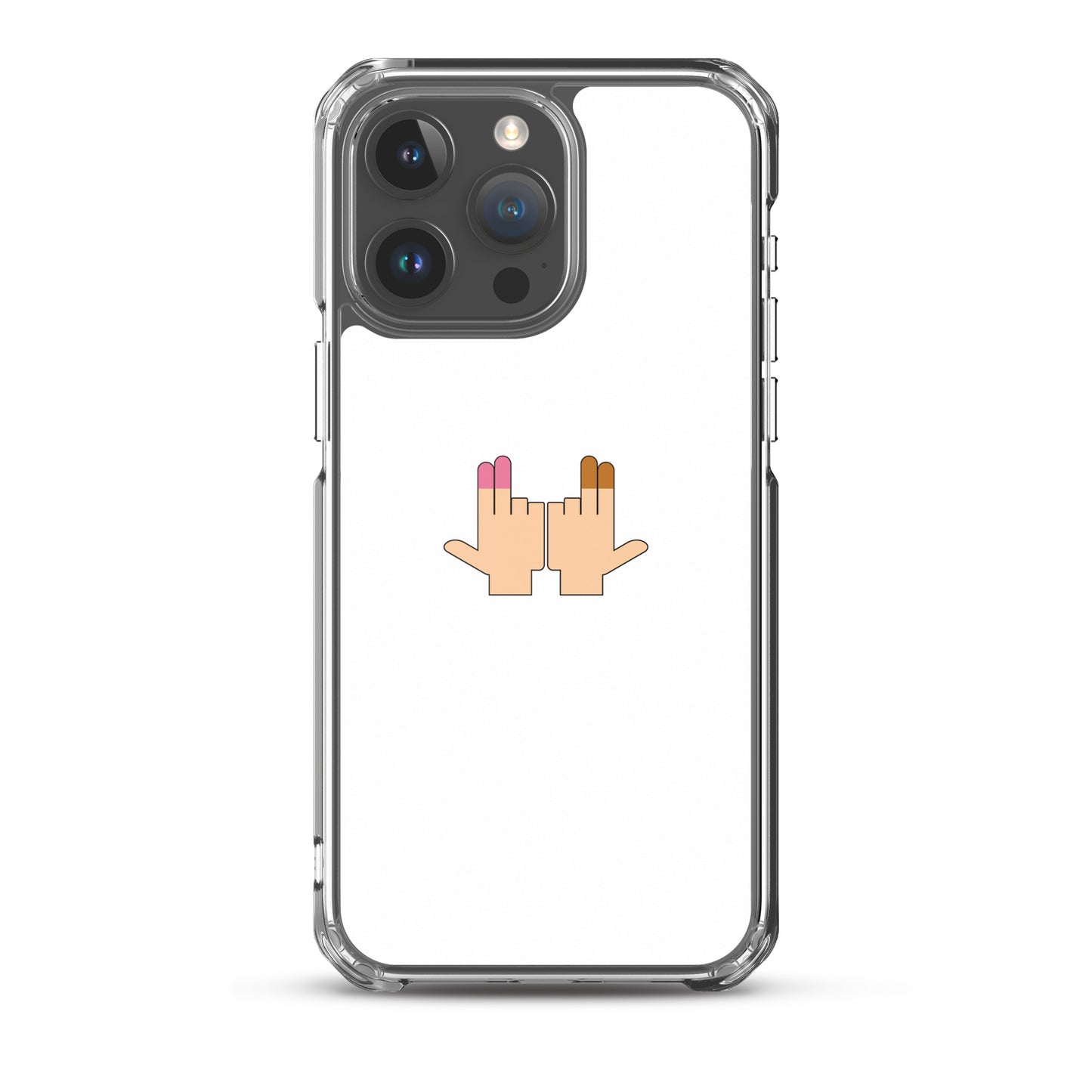 Coque iPhone DP Double péné signe du J seul iPhone 15 Pro Max - Sedurro