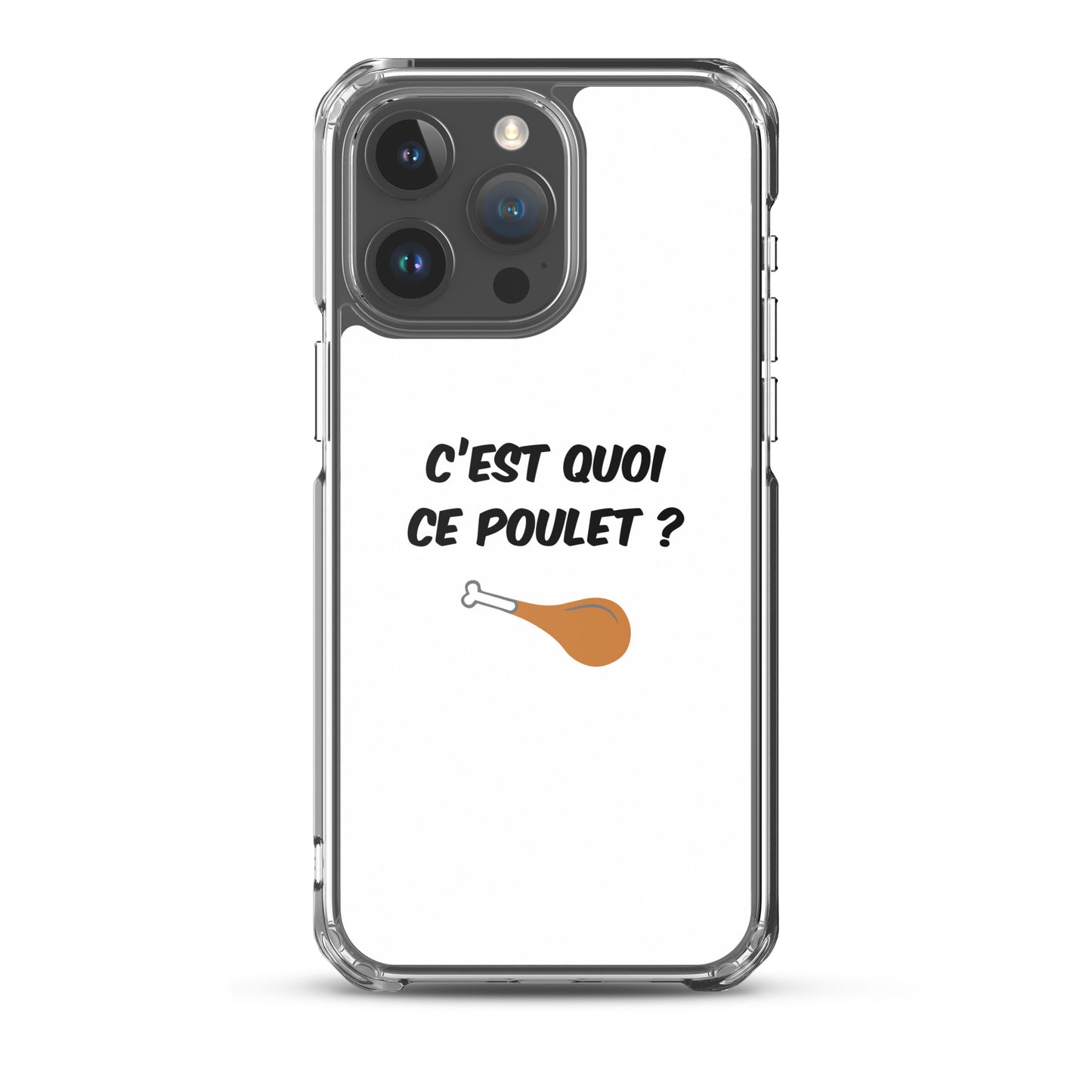 Coque iPhone C'est quoi ce poulet iPhone 15 Pro Max - Sedurro