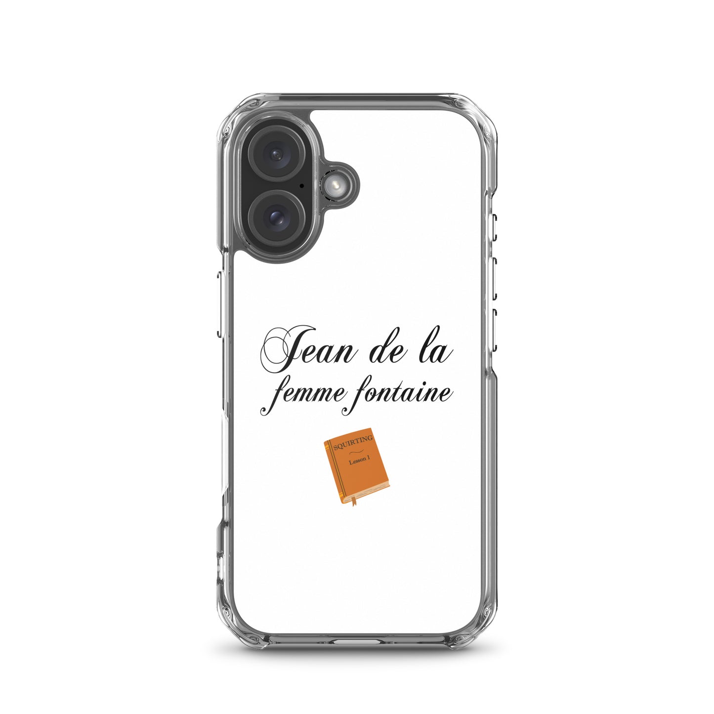 Coque iPhone Jean de la femme fontaine iPhone 16 - Sedurro