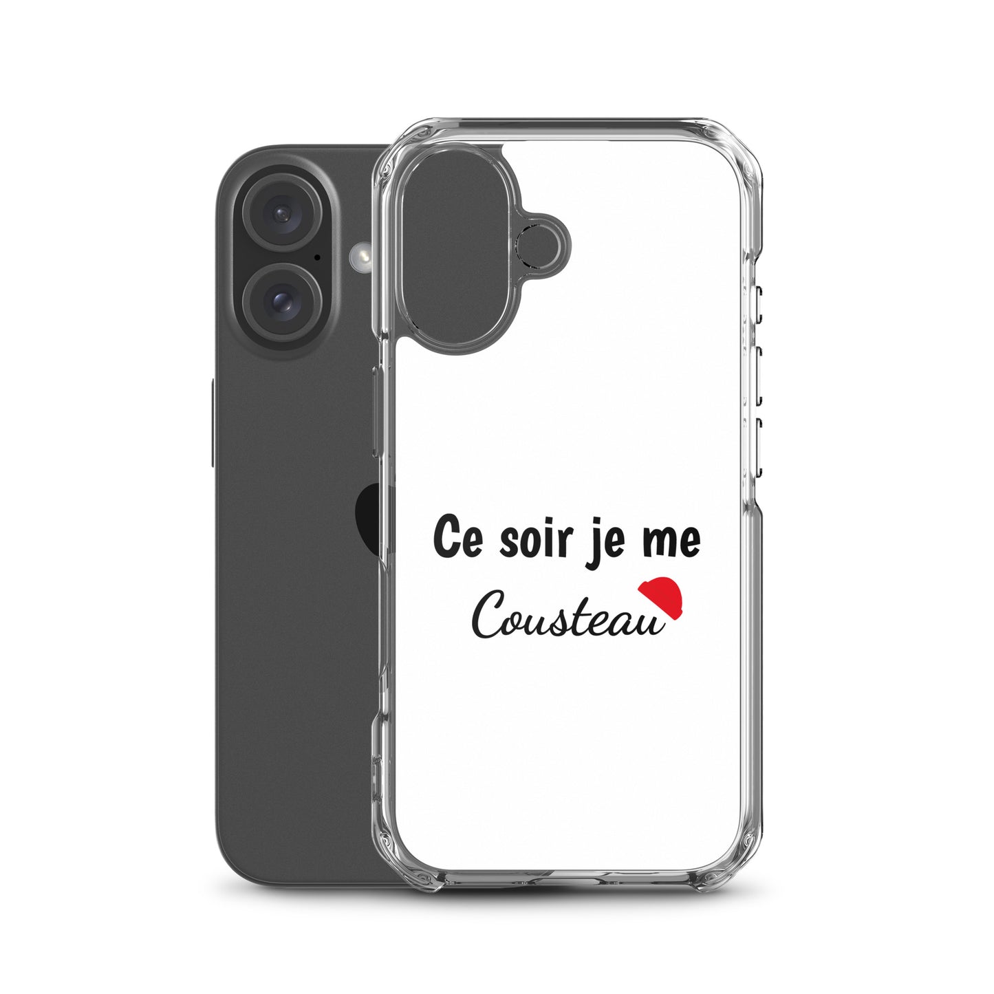 Coque iPhone Ce soir je me cousteau - Sedurro