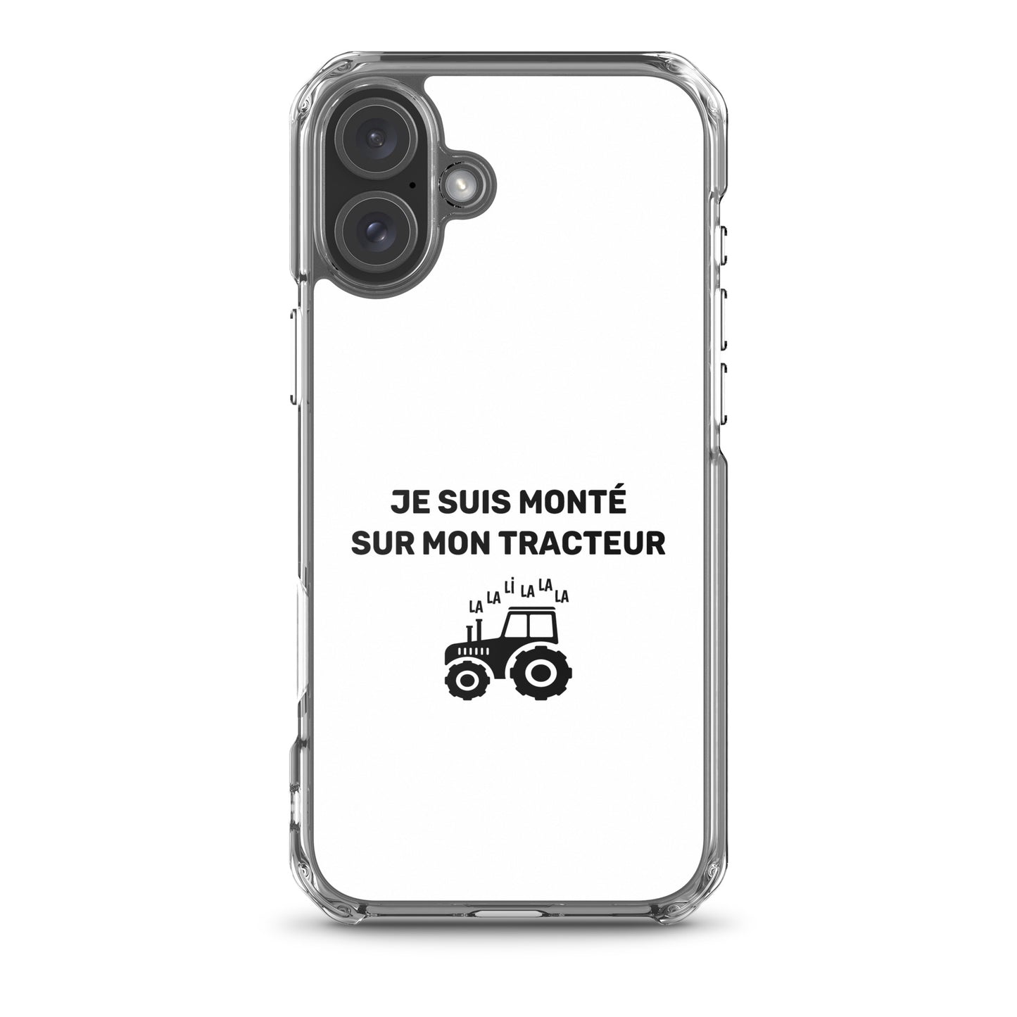 Coque iPhone Je suis monté sur mon tracteur - Sedurro