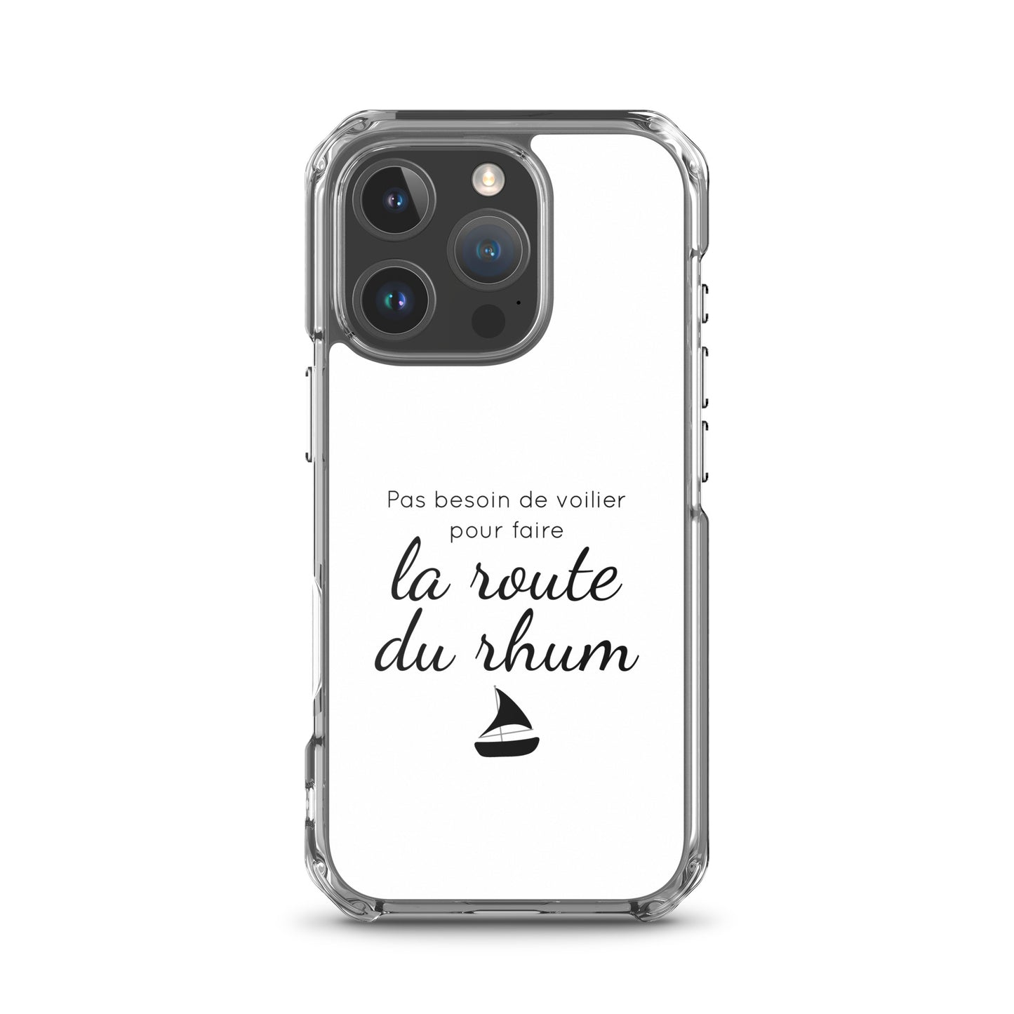 Coque iPhone Pas besoin de voilier pour faire la route du rhum - Sedurro