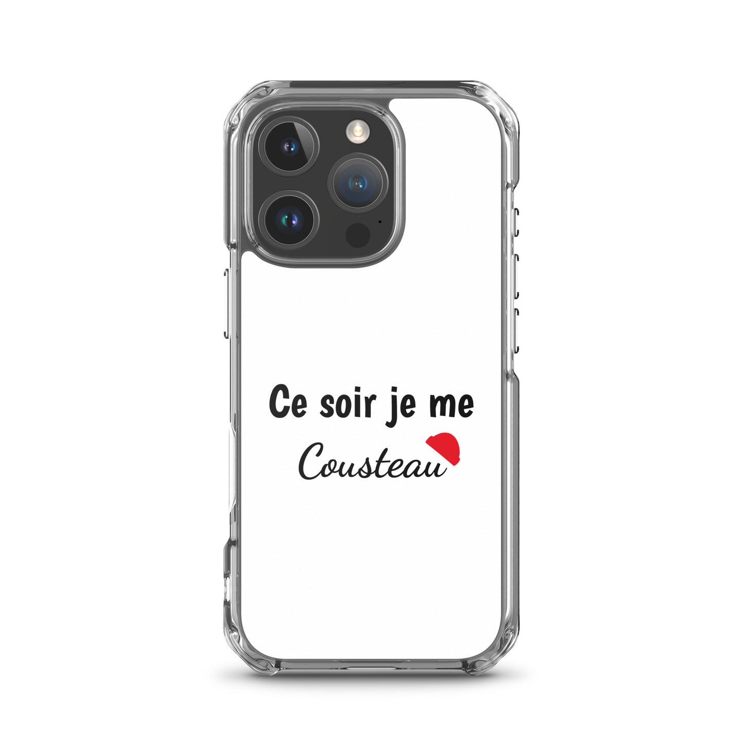 Coque iPhone Ce soir je me cousteau - Sedurro