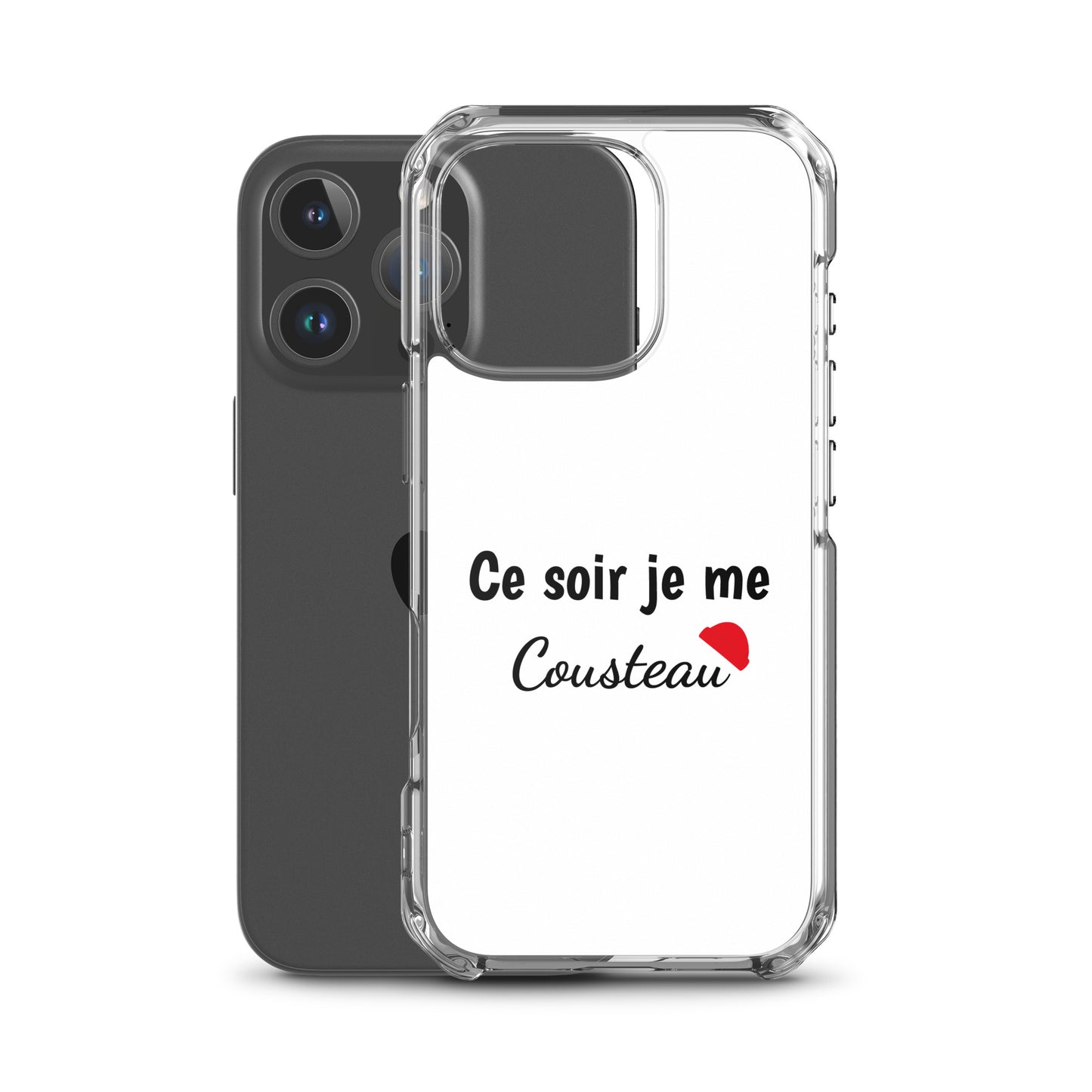 Coque iPhone Ce soir je me cousteau - Sedurro