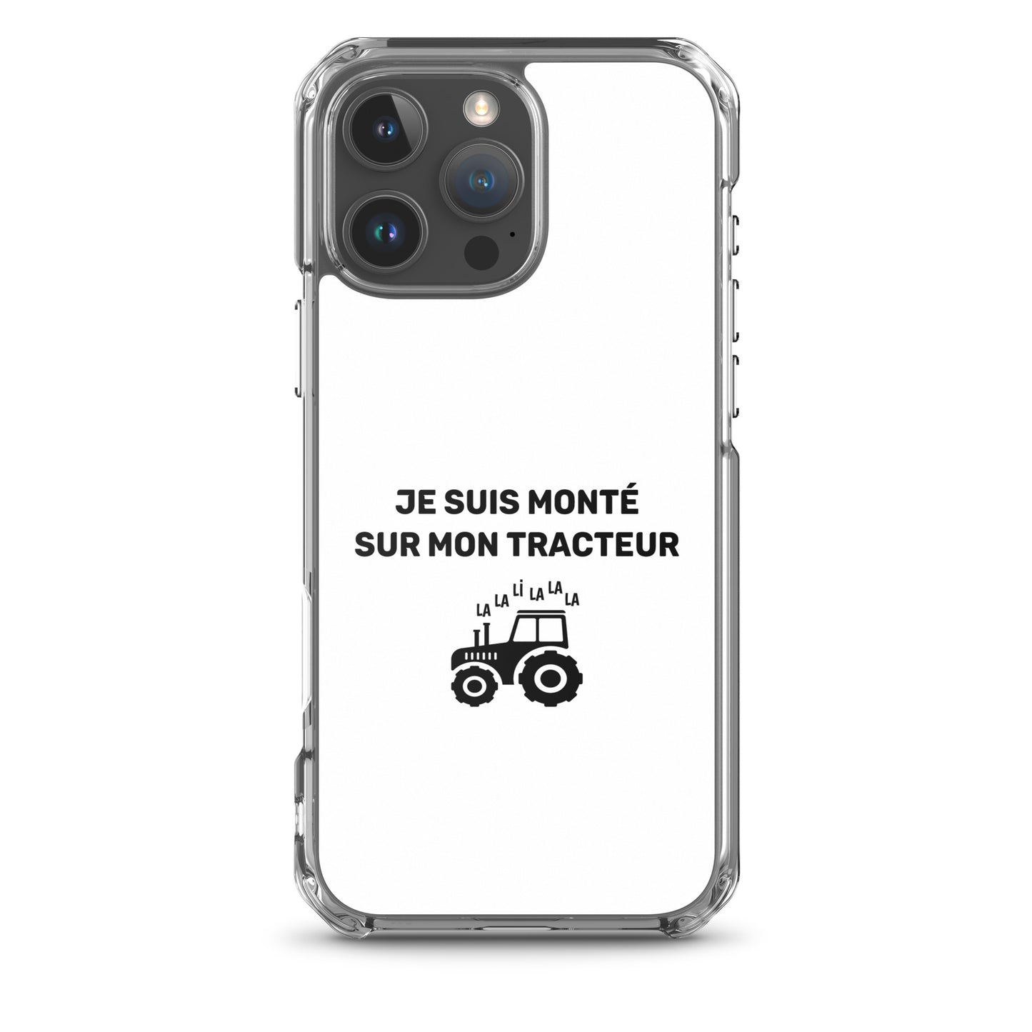Coque iPhone Je suis monté sur mon tracteur - Sedurro