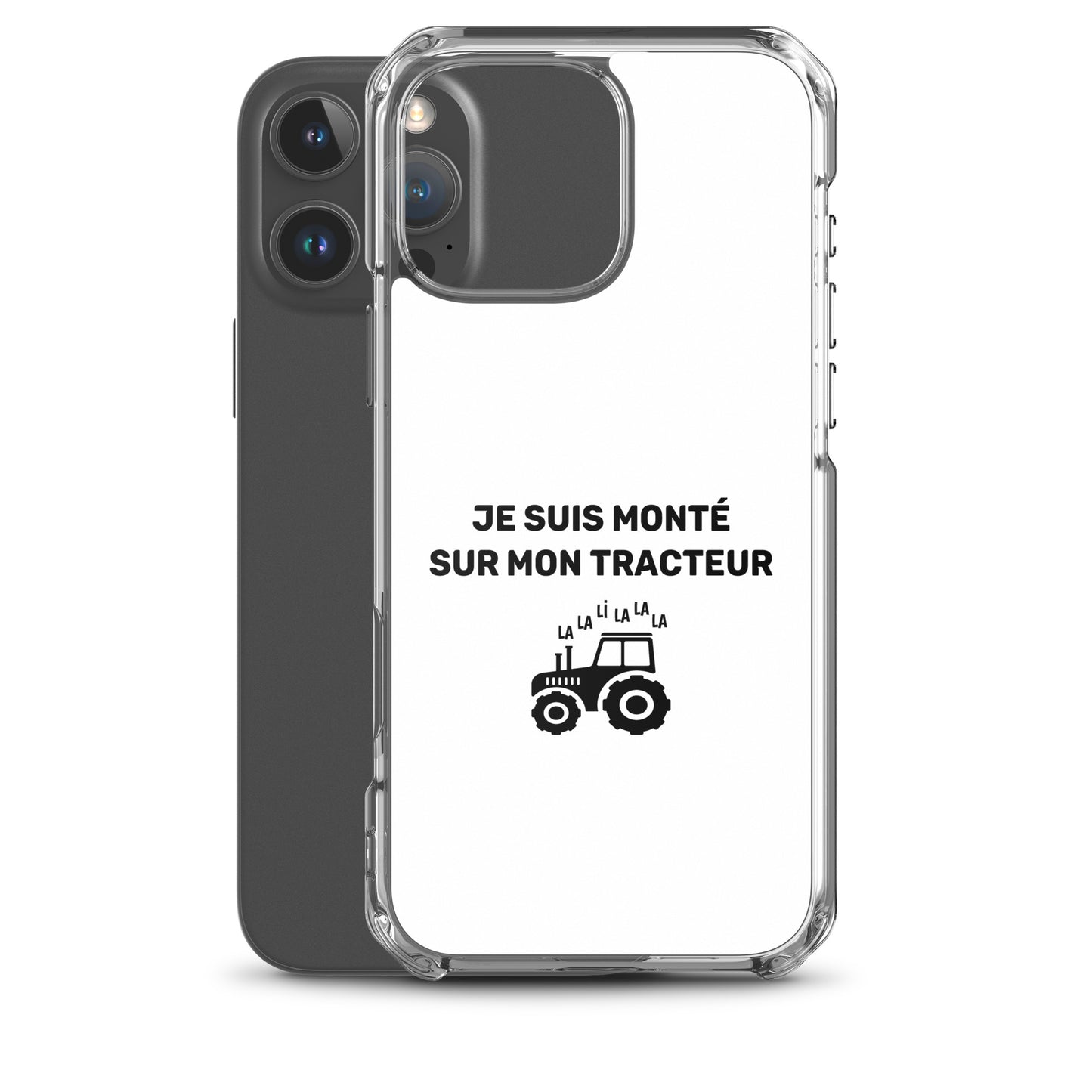 Coque iPhone Je suis monté sur mon tracteur - Sedurro
