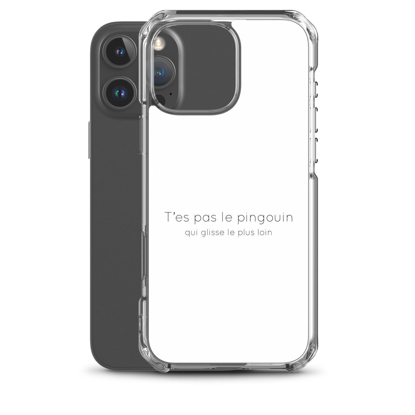 Coque iPhone T'es pas le pingouin qui glisse le plus loin - Sedurro