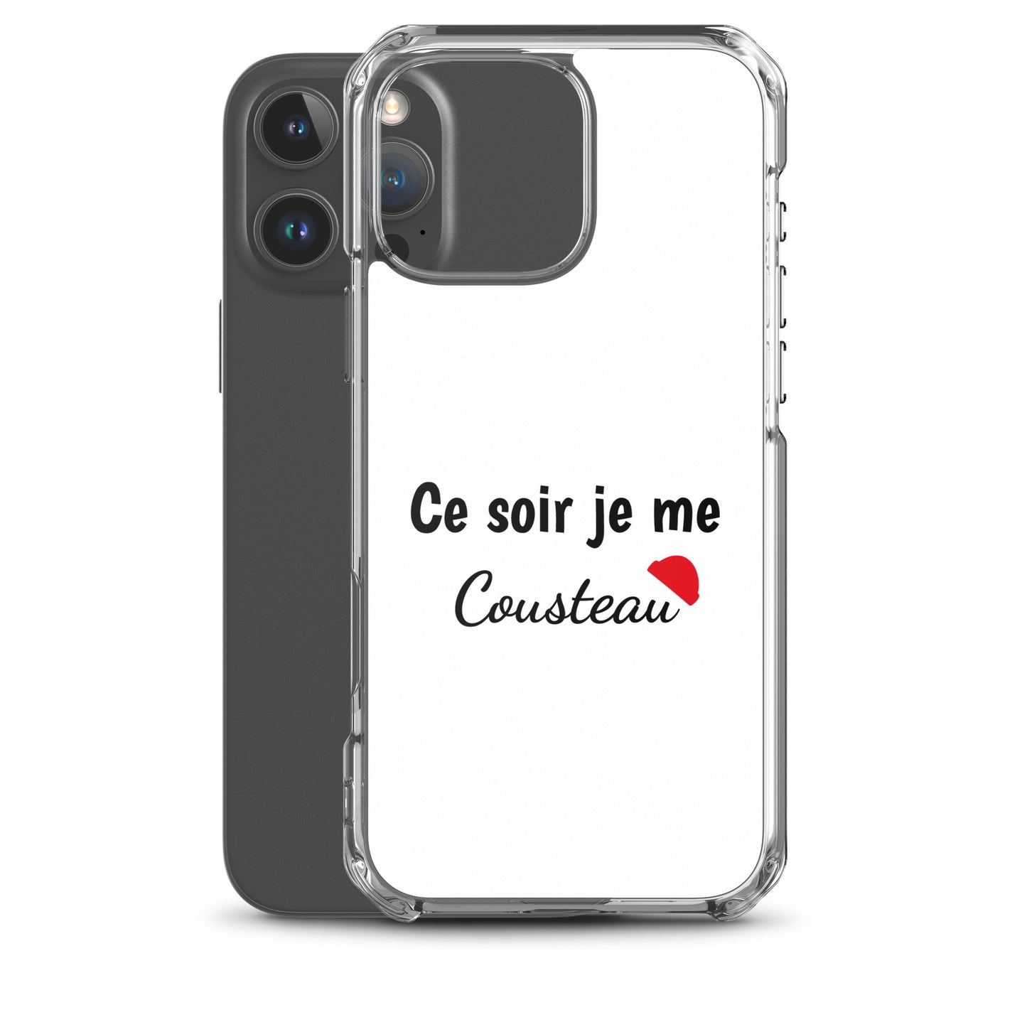 Coque iPhone Ce soir je me cousteau - Sedurro
