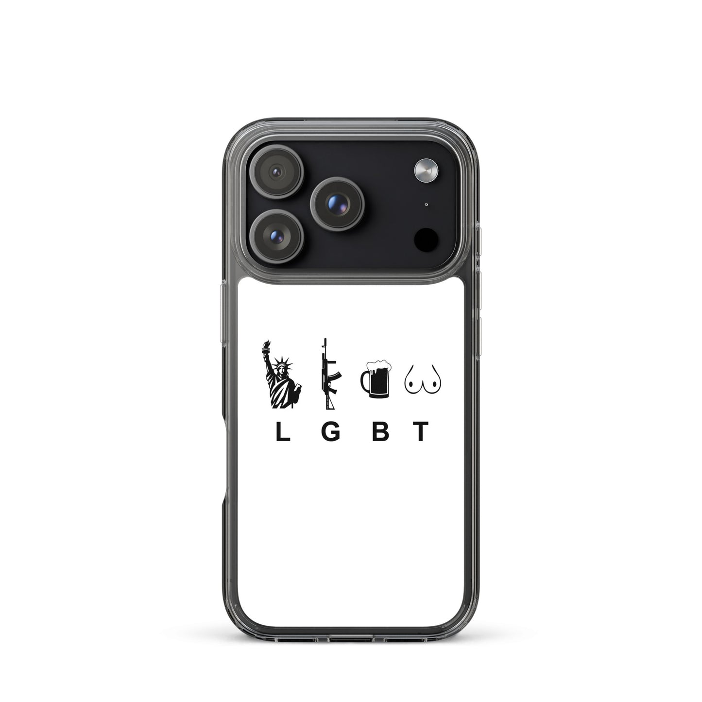 Coque iPhone LGBT liberty gun beer tits - Sedurro