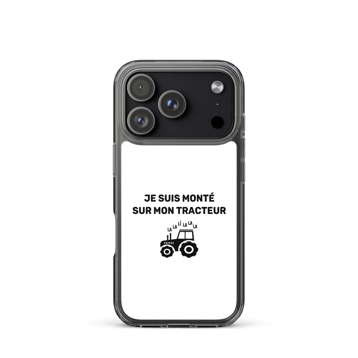 Coque iPhone Je suis monté sur mon tracteur - Sedurro