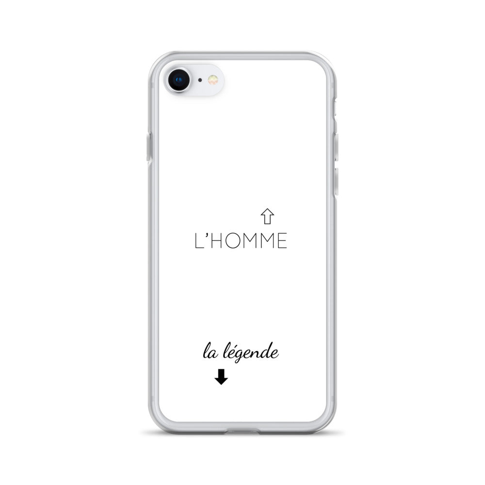 Coque iPhone L'homme et la légende iPhone 7 8 - Sedurro