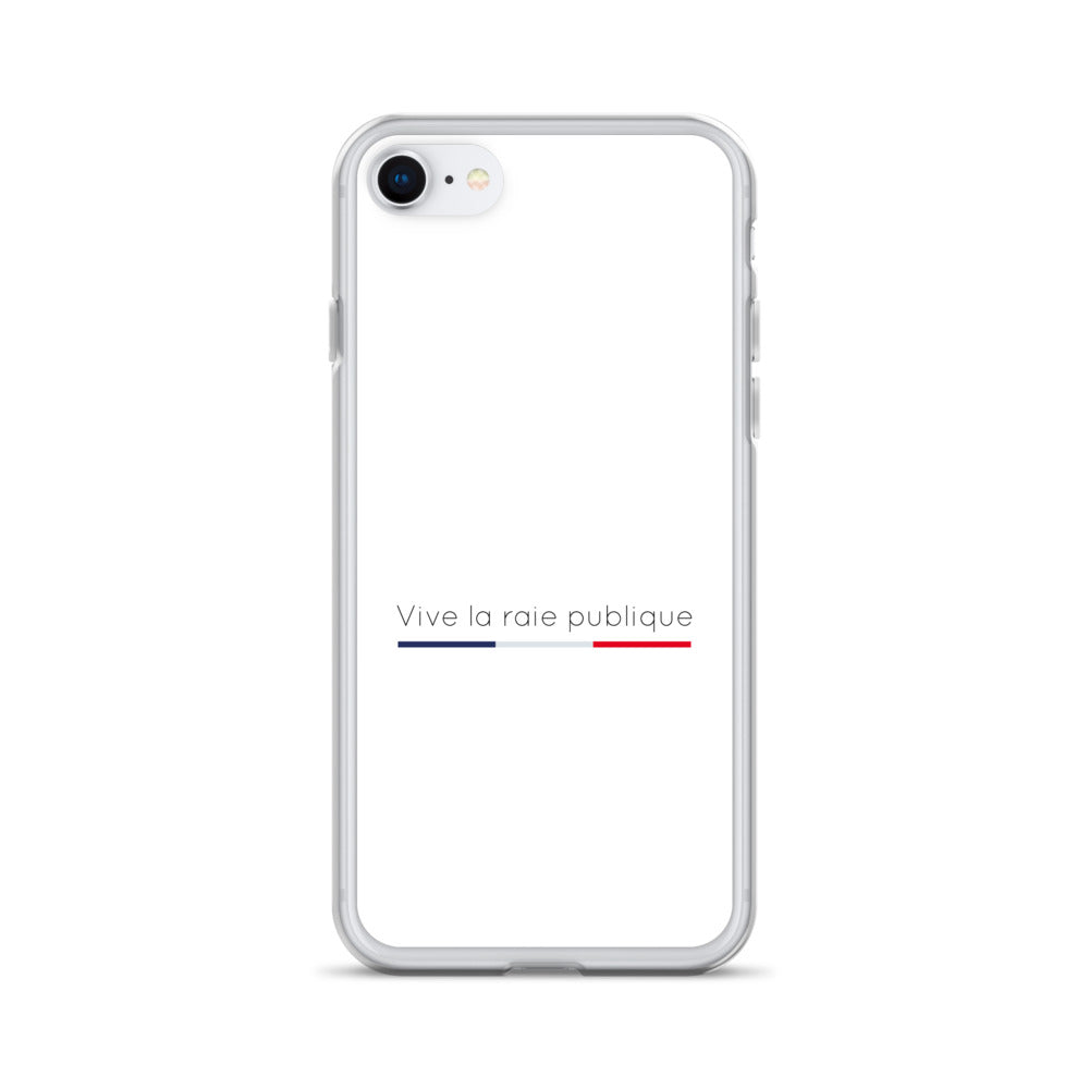 Coque iPhone Vive la raie publique - Sedurro