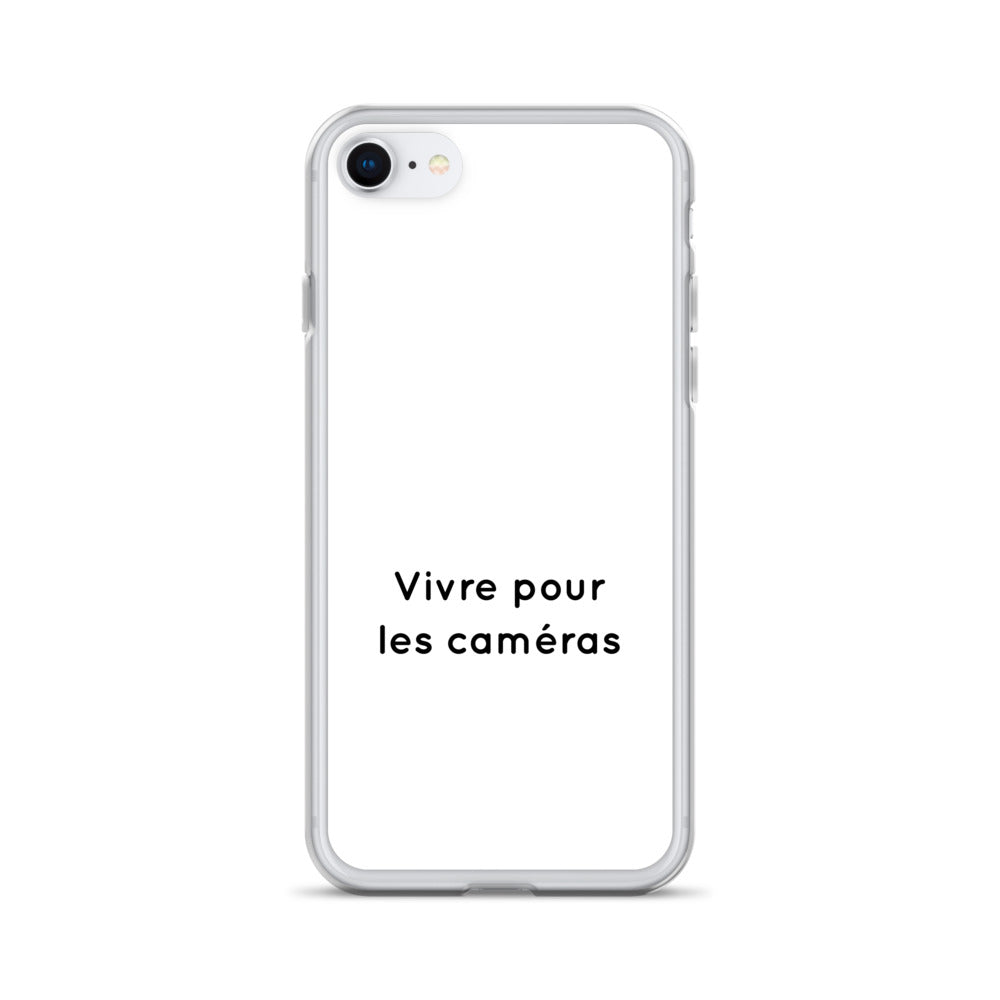 Coque iPhone Vivre pour les caméras iPhone 7 8 - Sedurro