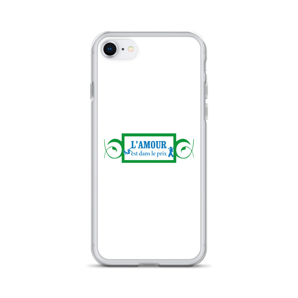Coque iPhone L'amour est dans le prix iPhone 7 8 - Sedurro