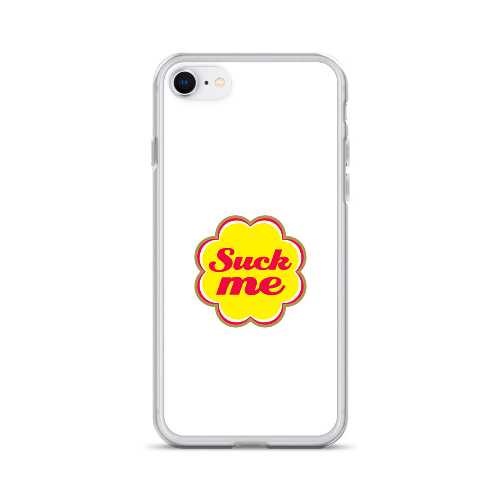 Coque iPhone Suck me sucette chupa iPhone 7 8 - Sedurro