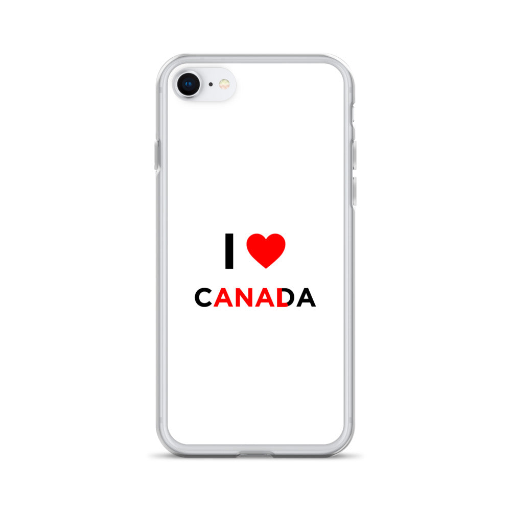 Coque iPhone I love Canada anal - Sedurro