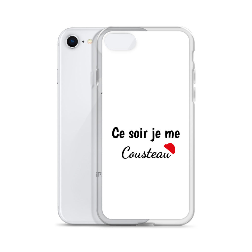 Coque iPhone Ce soir je me cousteau - Sedurro