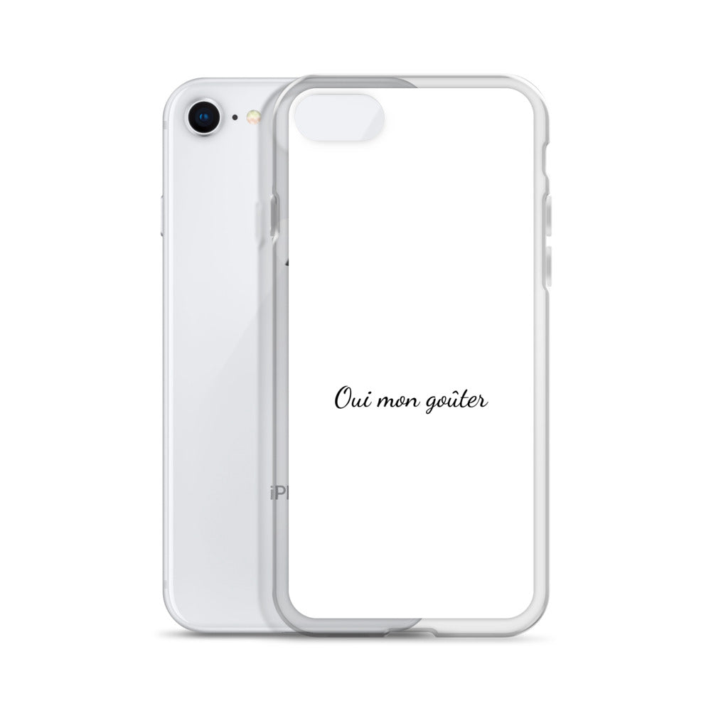 Coque iPhone Oui mon goûter - Sedurro