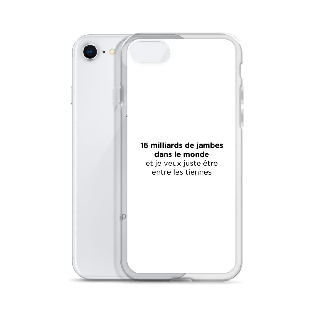 Coque iPhone 16 milliards de jambes dans le monde - Sedurro