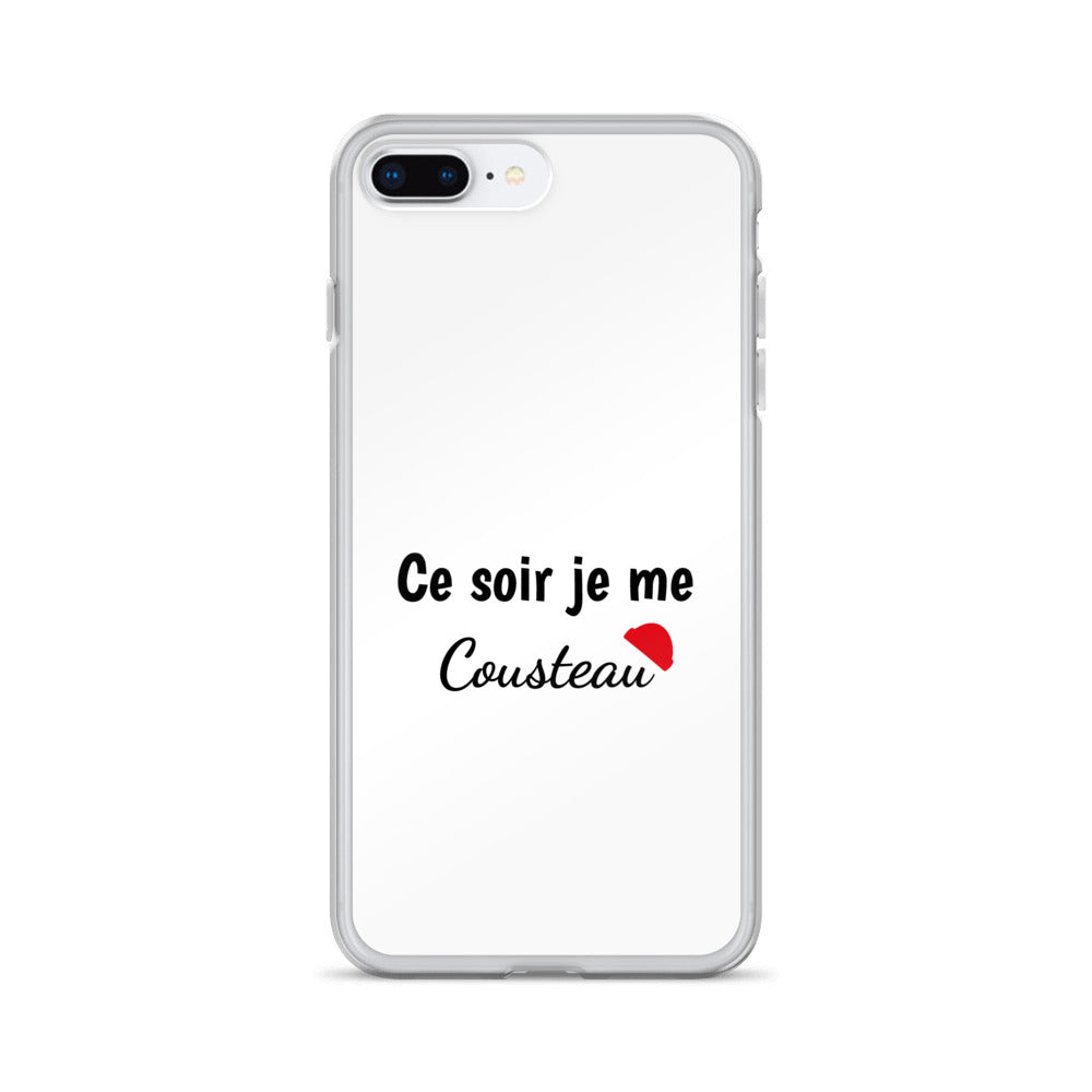 Coque iPhone Ce soir je me cousteau - Sedurro