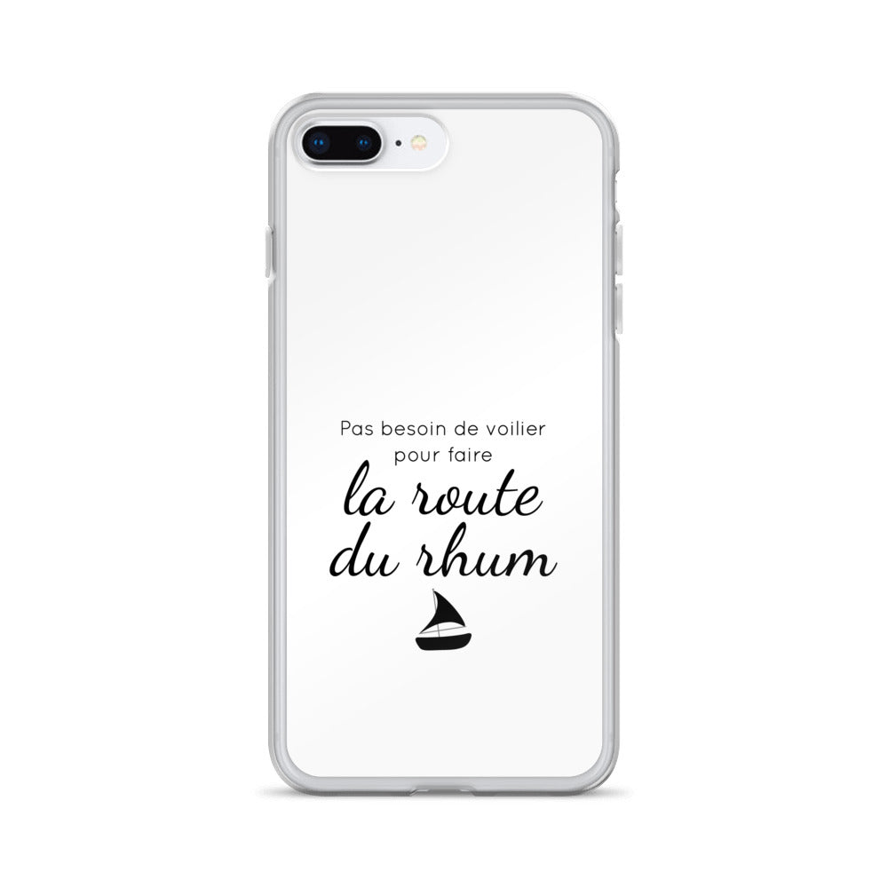 Coque iPhone Pas besoin de voilier pour faire la route du rhum - Sedurro