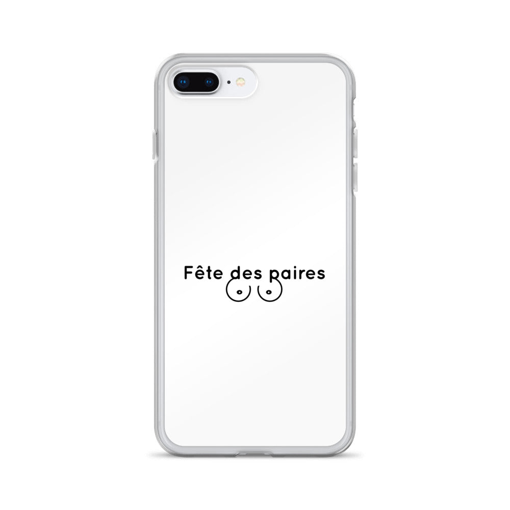 Coque iPhone Fête des paires poitrine - Sedurro