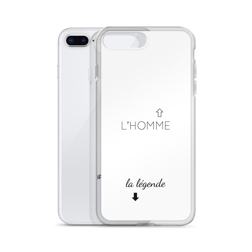 Coque iPhone L'homme et la légende iPhone 7 Plus 8 Plus - Sedurro