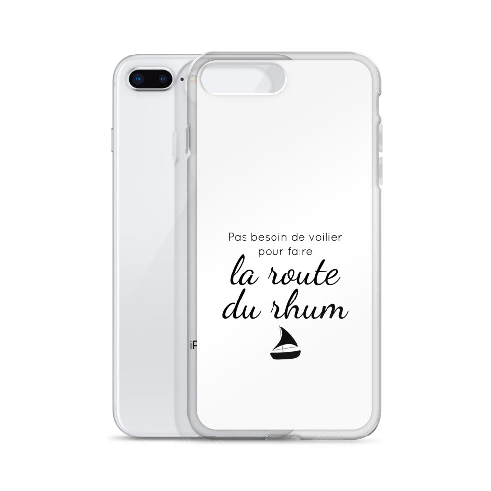 Coque iPhone Pas besoin de voilier pour faire la route du rhum - Sedurro