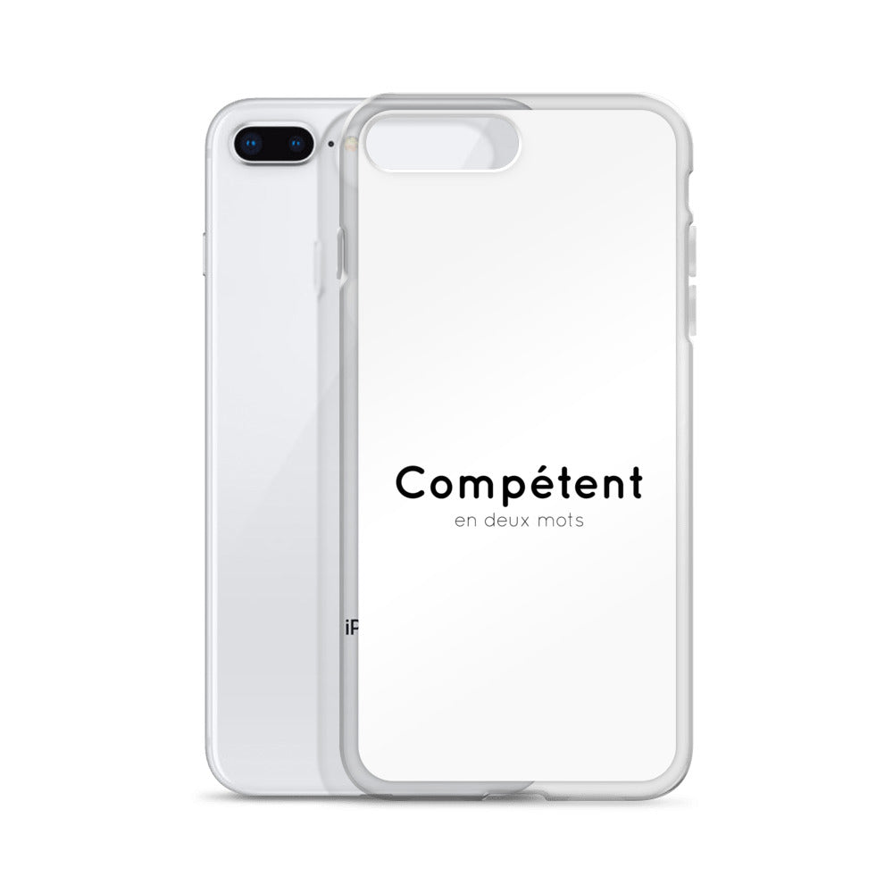 Coque iPhone Compétent en deux mots iPhone 7 Plus 8 Plus - Sedurro