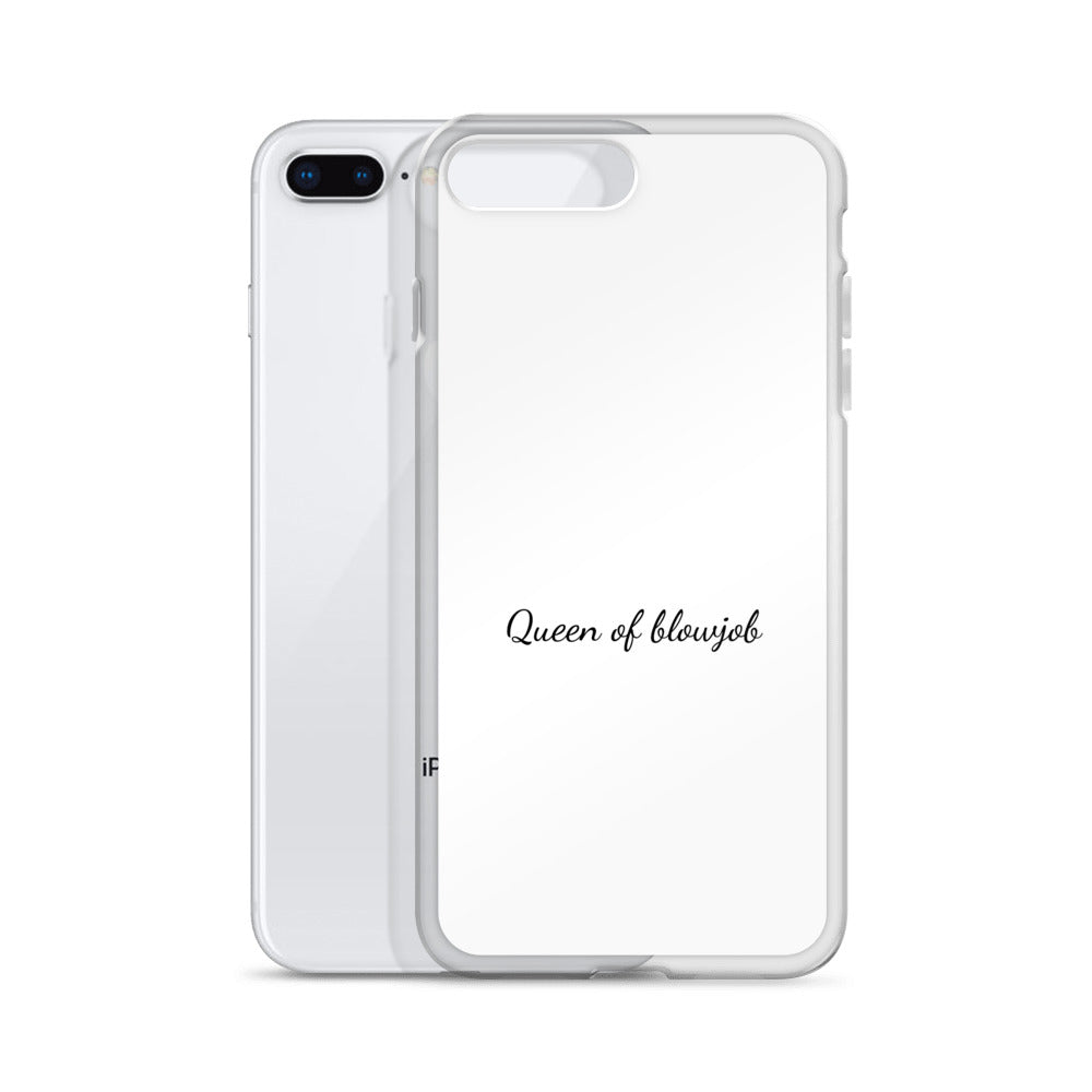 Coque iPhone Queen of blowjob iPhone 7 Plus 8 Plus - Sedurro