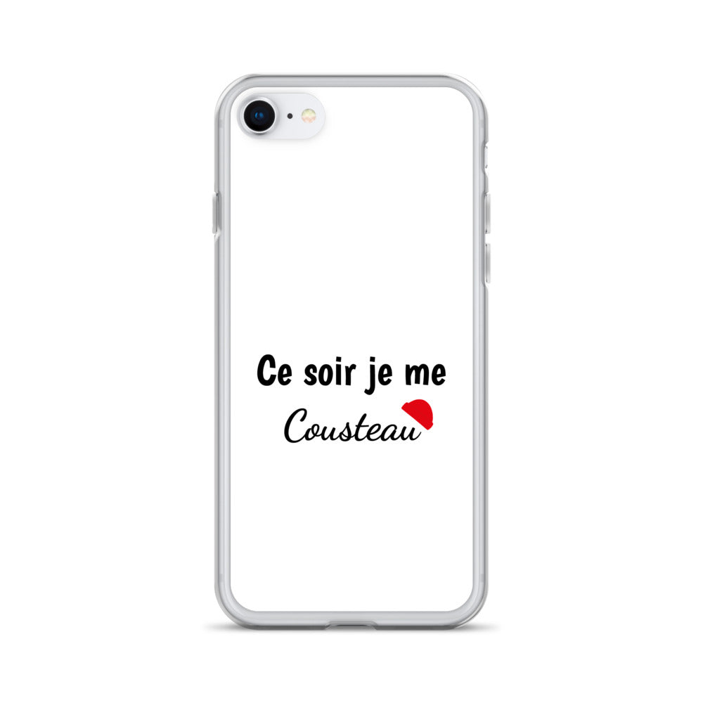 Coque iPhone Ce soir je me cousteau - Sedurro