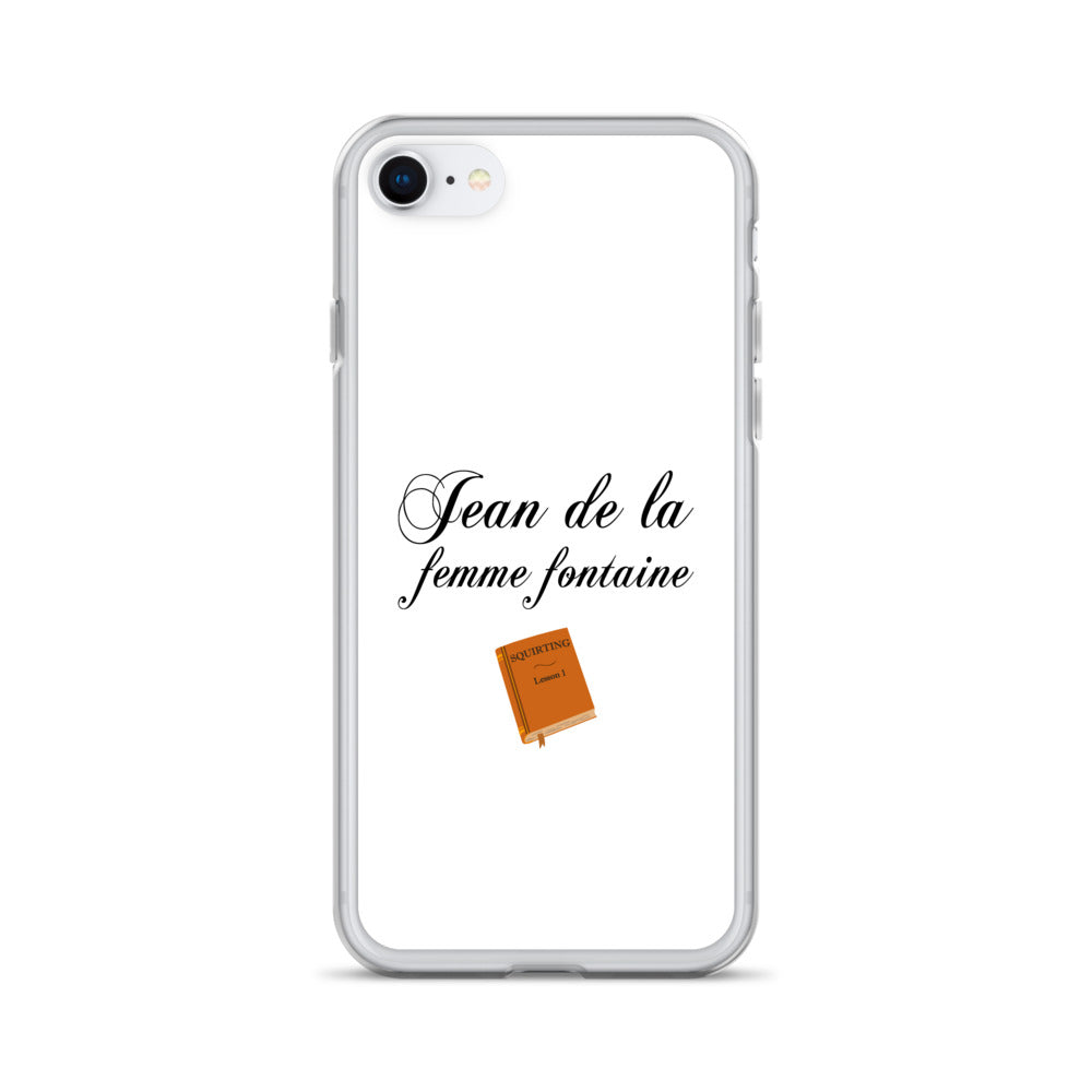 Coque iPhone Jean de la femme fontaine iPhone SE - Sedurro