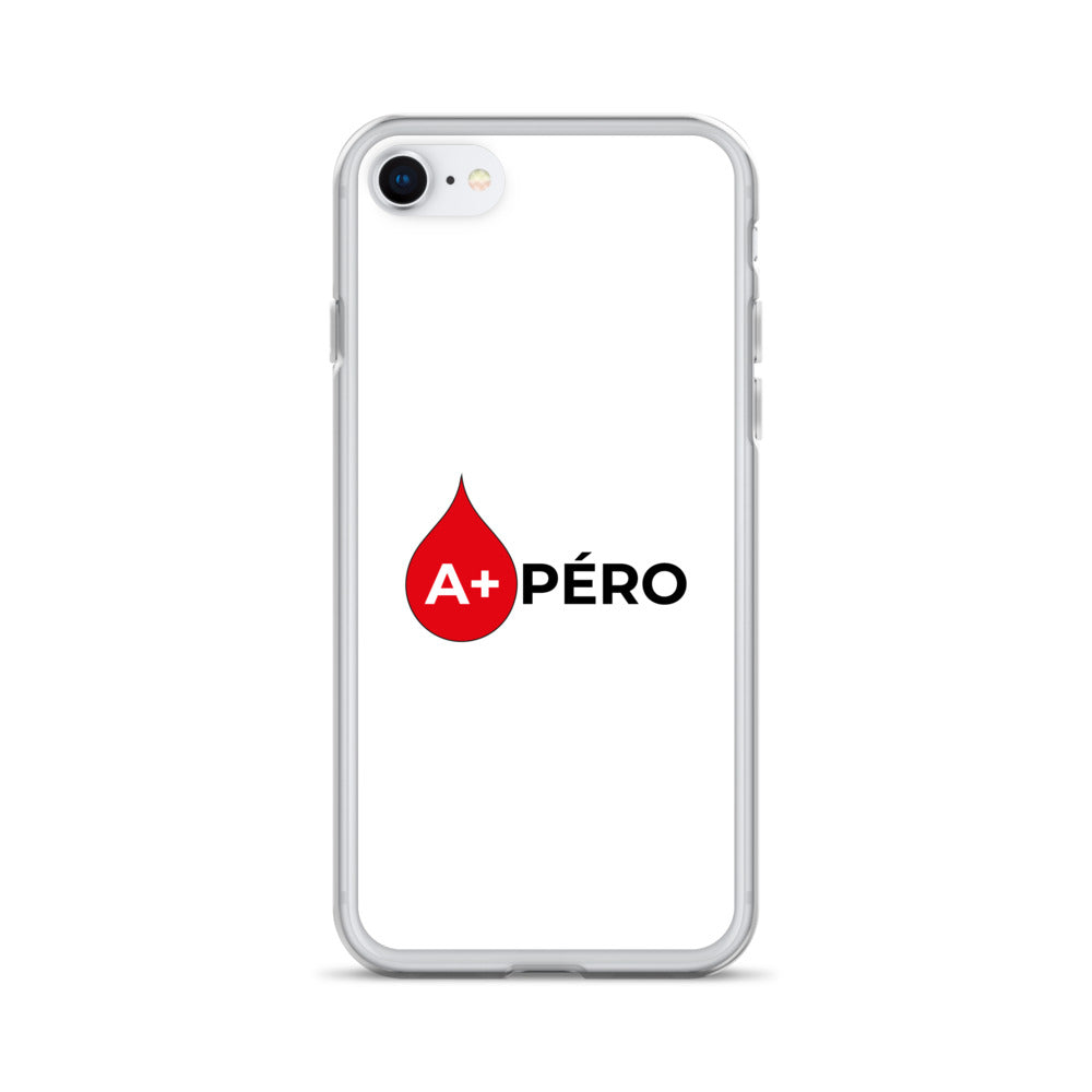 Coque iPhone Apéro groupe sanguin A+ iPhone SE - Sedurro