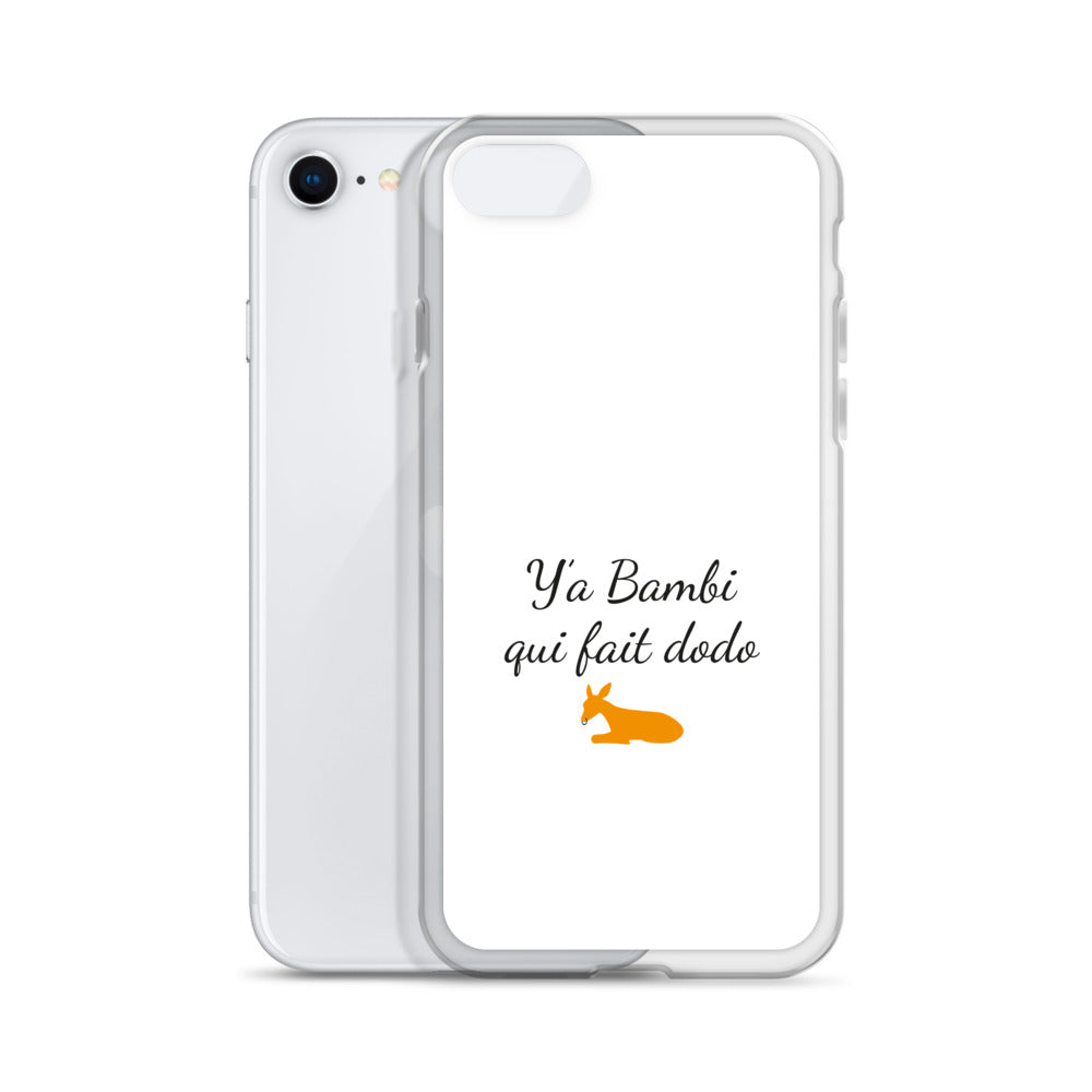 Coque iPhone Y'a bambi qui fait dodo iPhone SE - Sedurro