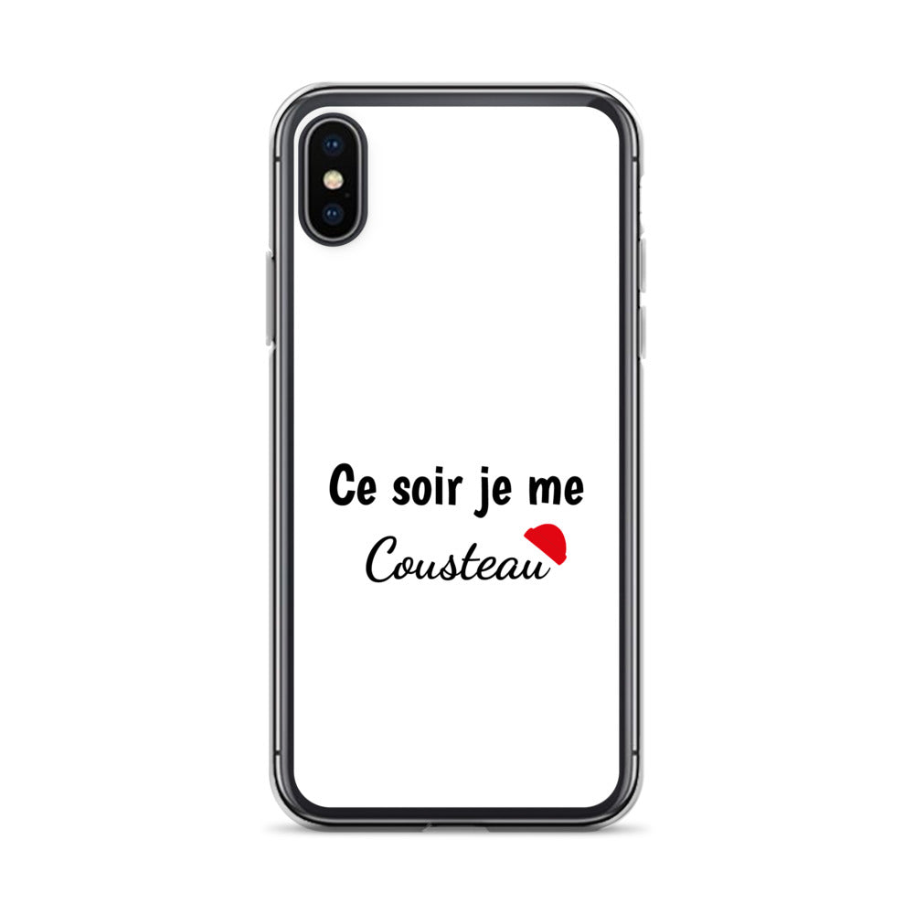 Coque iPhone Ce soir je me cousteau - Sedurro