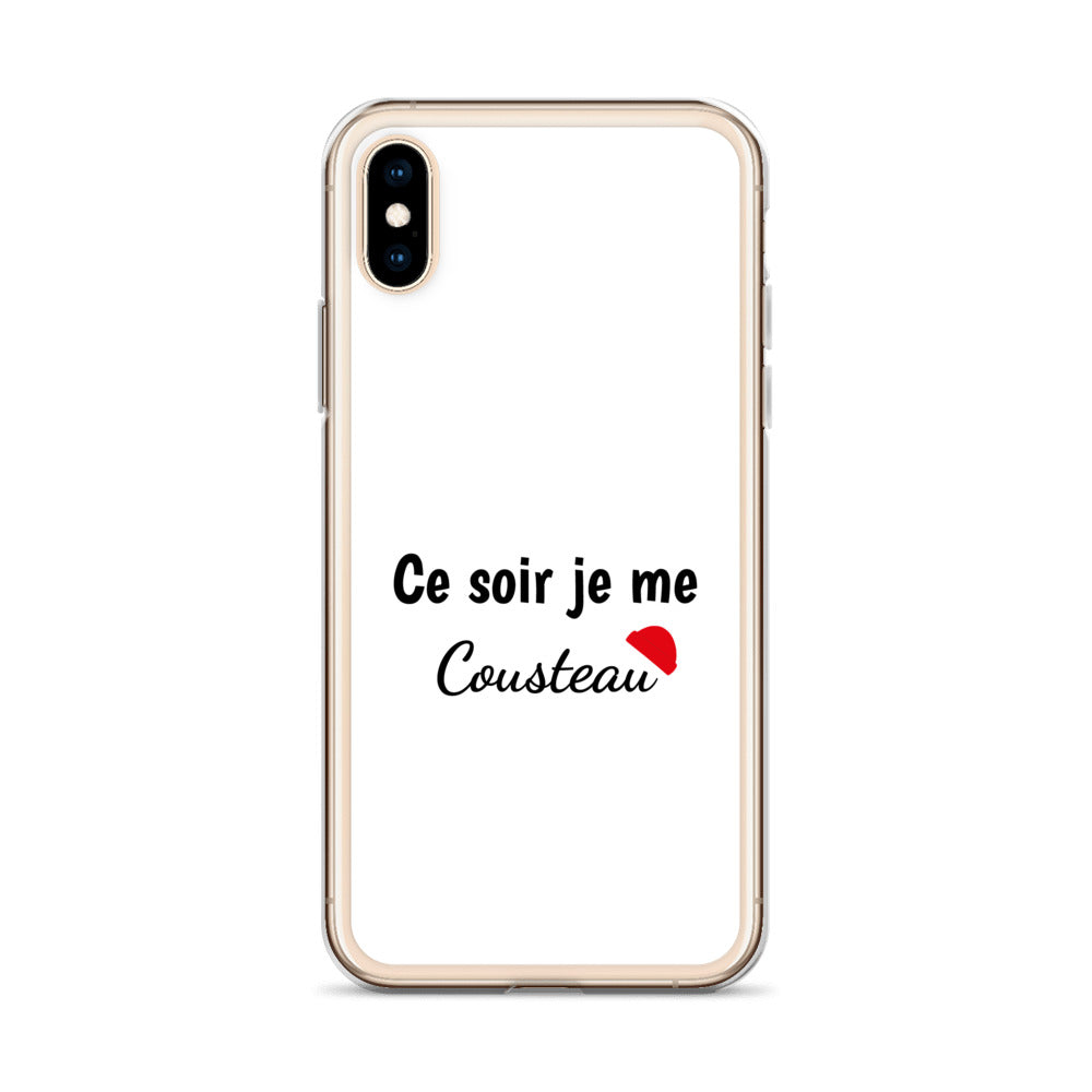 Coque iPhone Ce soir je me cousteau - Sedurro
